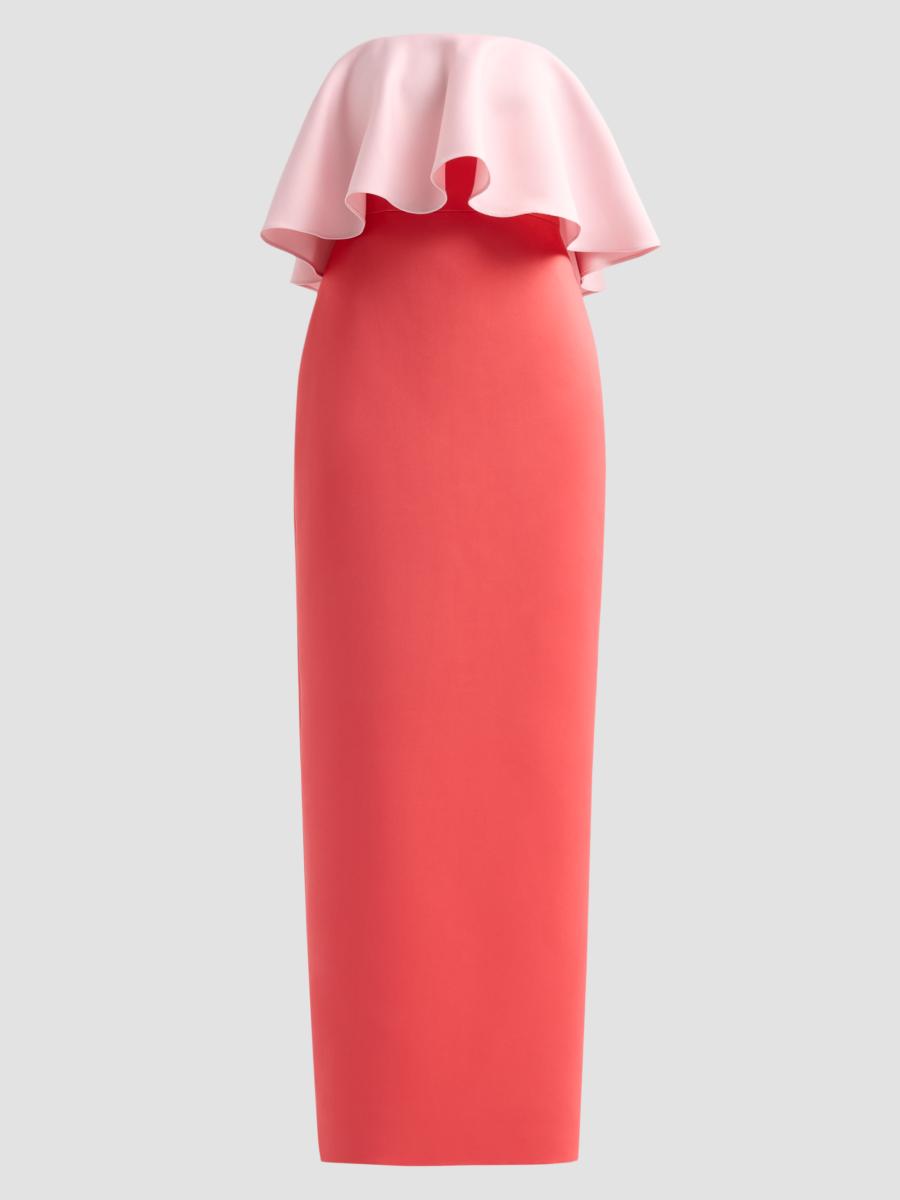 As It May Selora Duchess Satin Strapless Column Gown | Saks Fifth