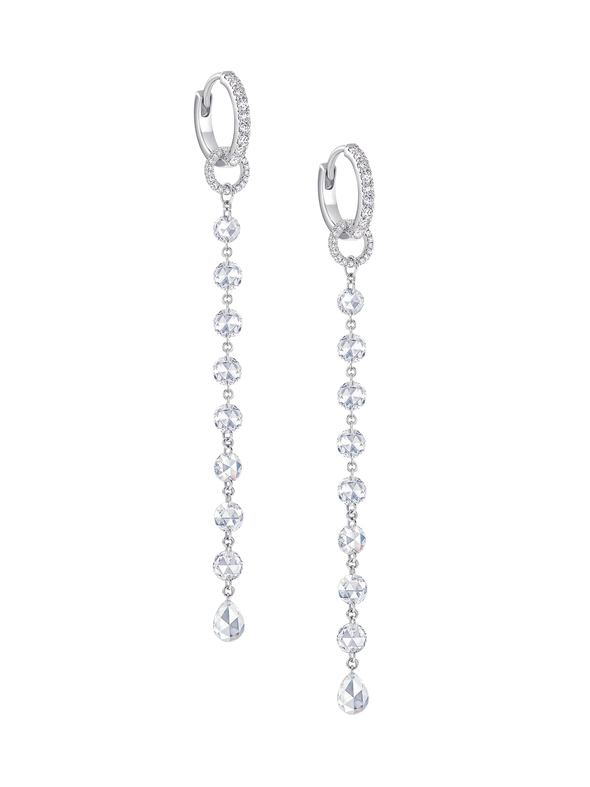 64 Facets Women's Ethereal 18K White Gold & 2.26 TCW Diamond Drop Earrings - White Gold