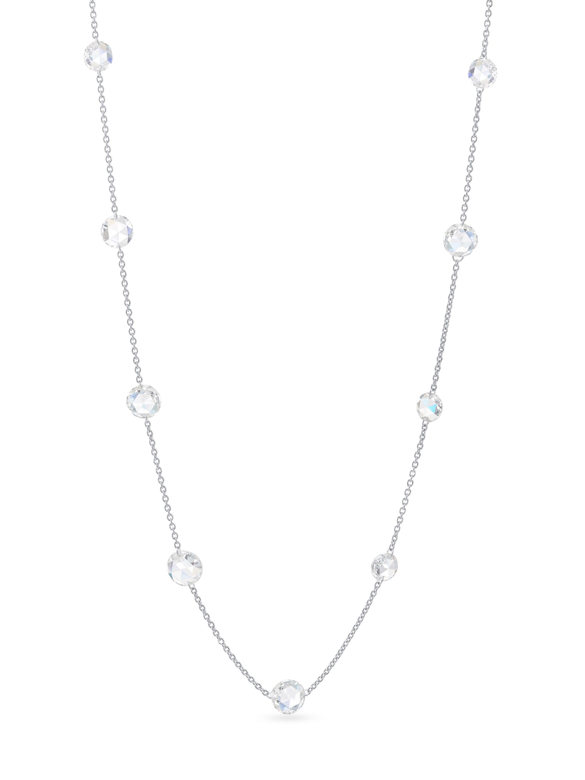 64 Facets Women's Ethereal 18K White Gold & 2.46 TCW Diamond Station Necklace - White Gold