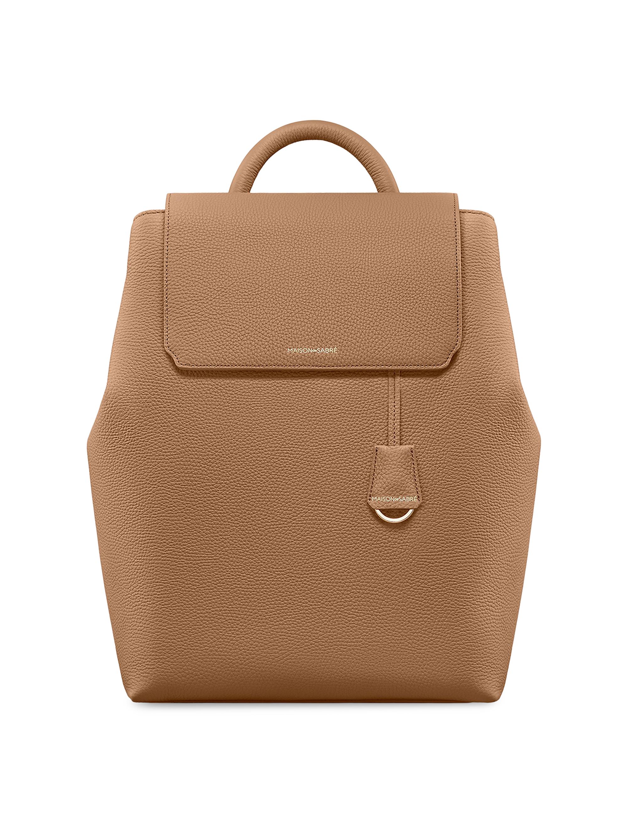 Maison de Sabre Large Leather Soft Backpack | Saks Fifth Avenue