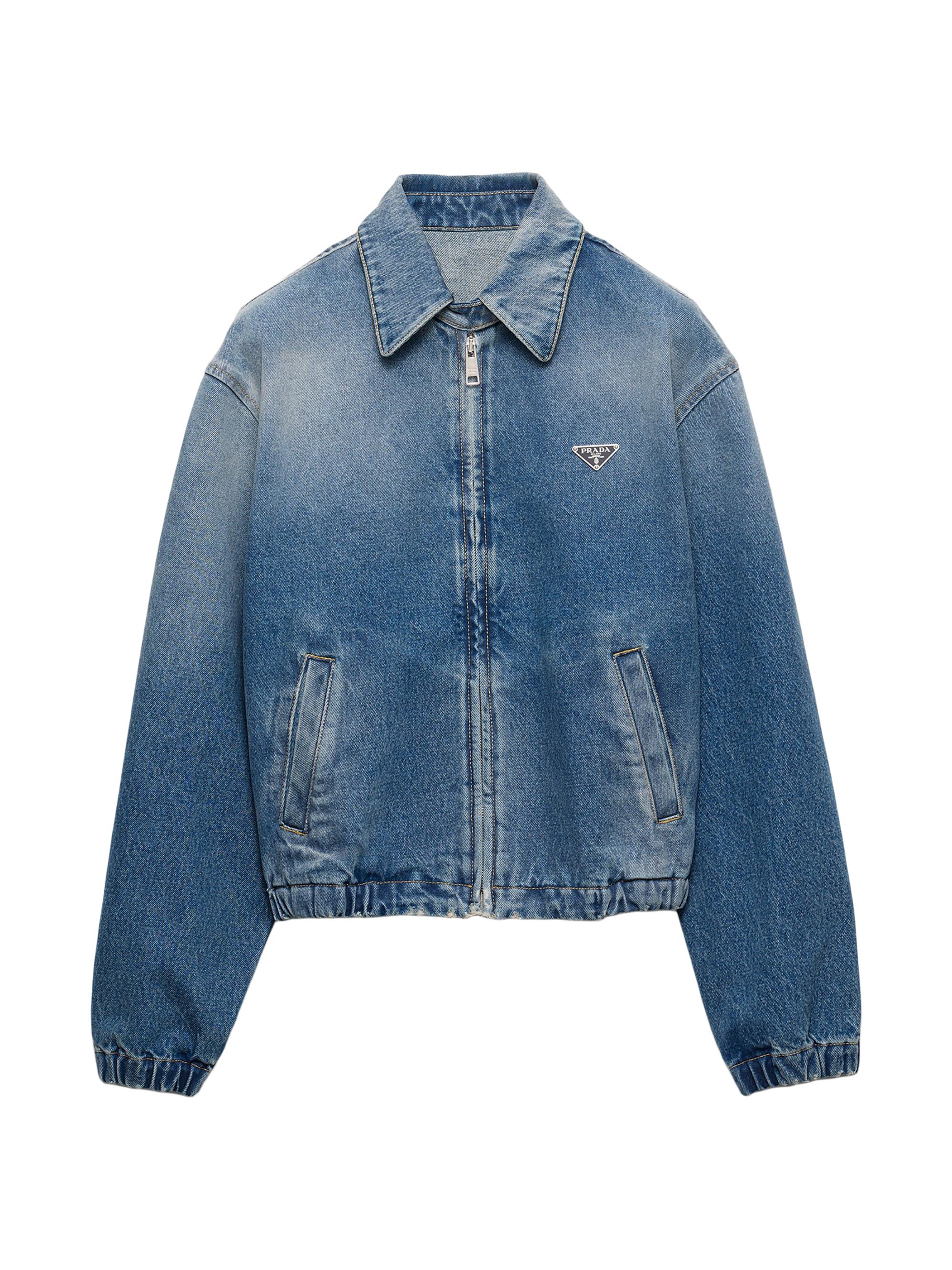 Prada Women's Denim Jacket - Blue