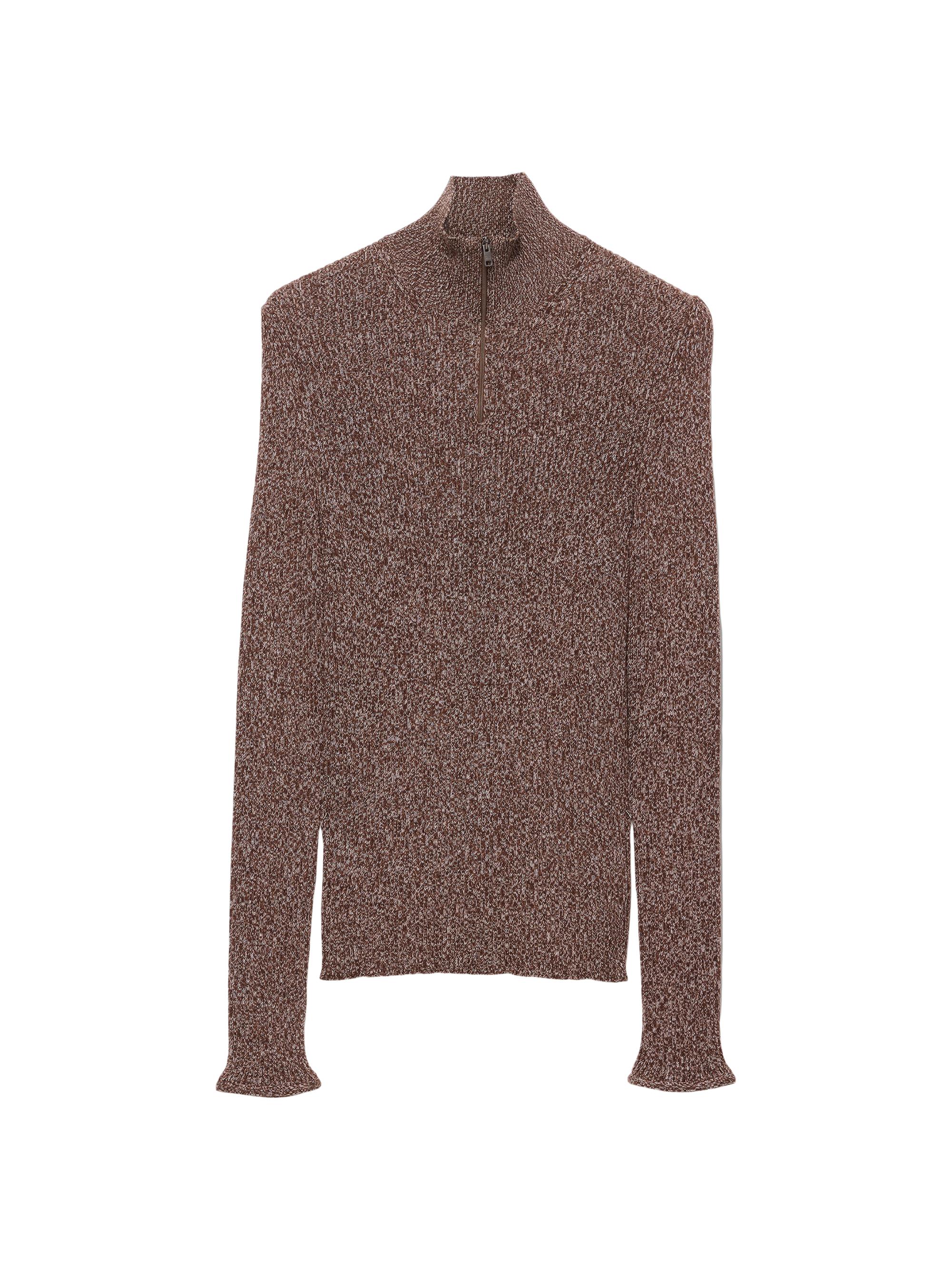 Prada Men's Cotton Turtleneck Sweater - Brown