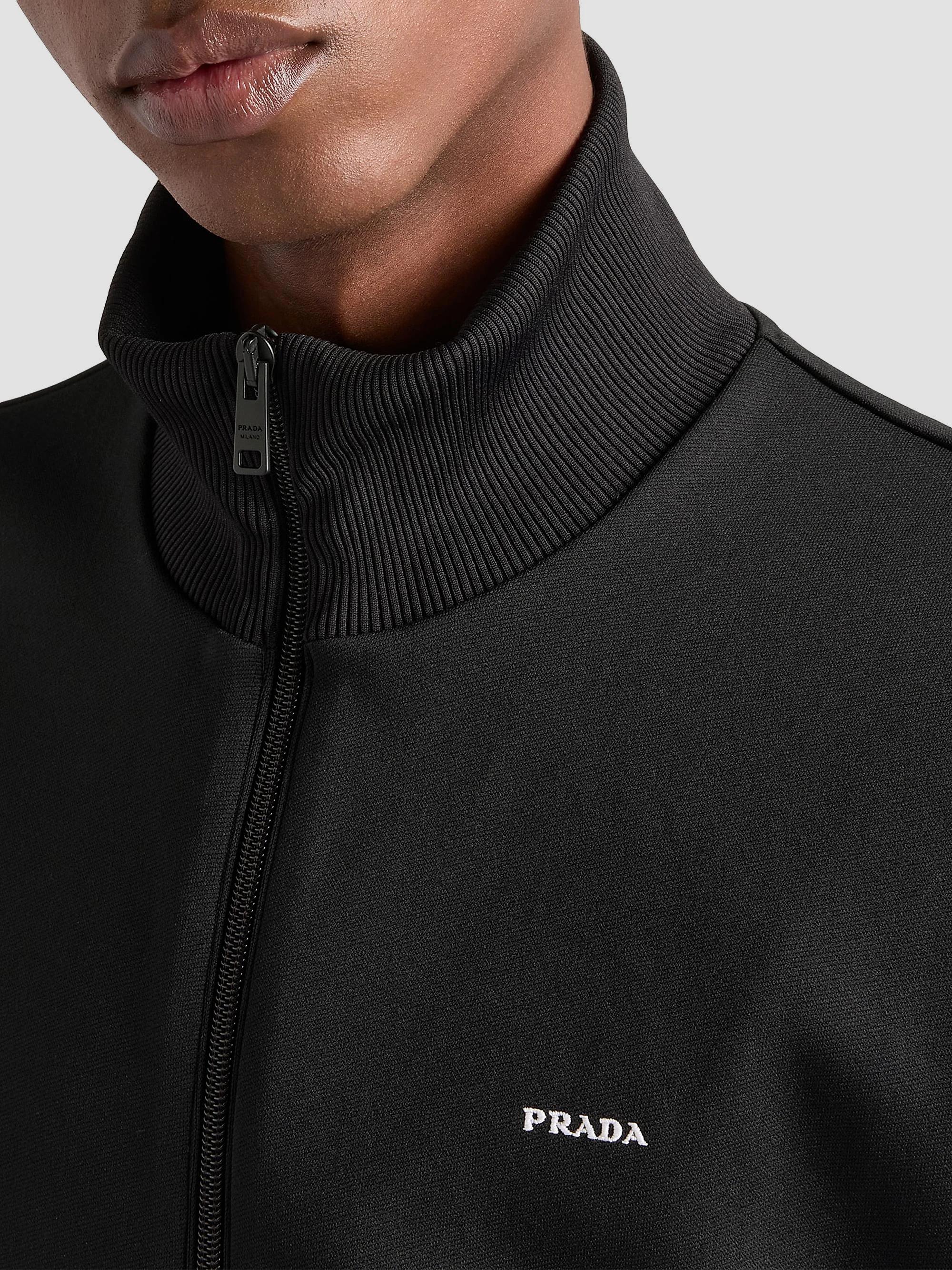 Prada Technical Jersey Blouson Jacket | Saks Fifth Avenue