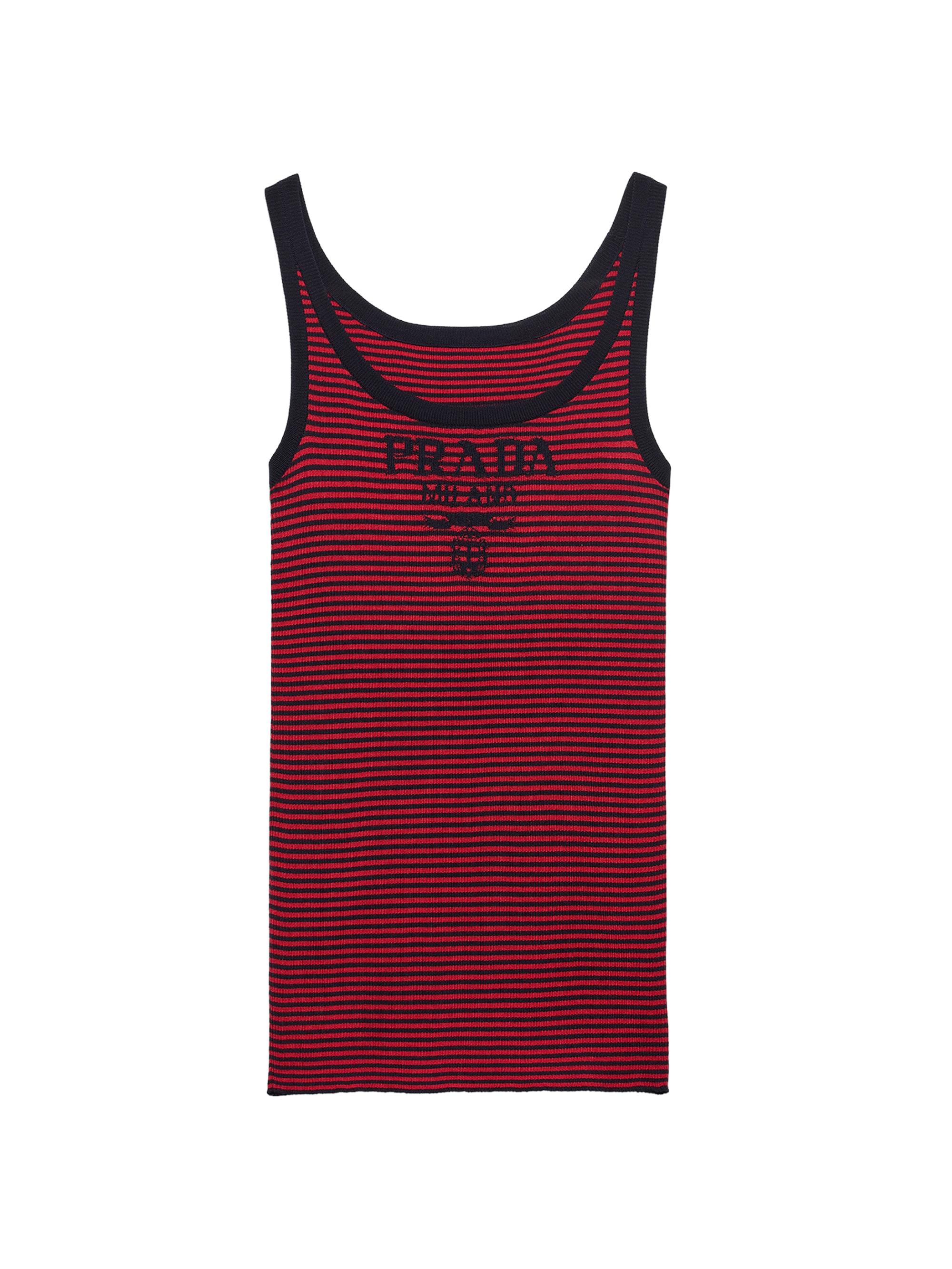 Prada Women's Silk Tank Top - Blue