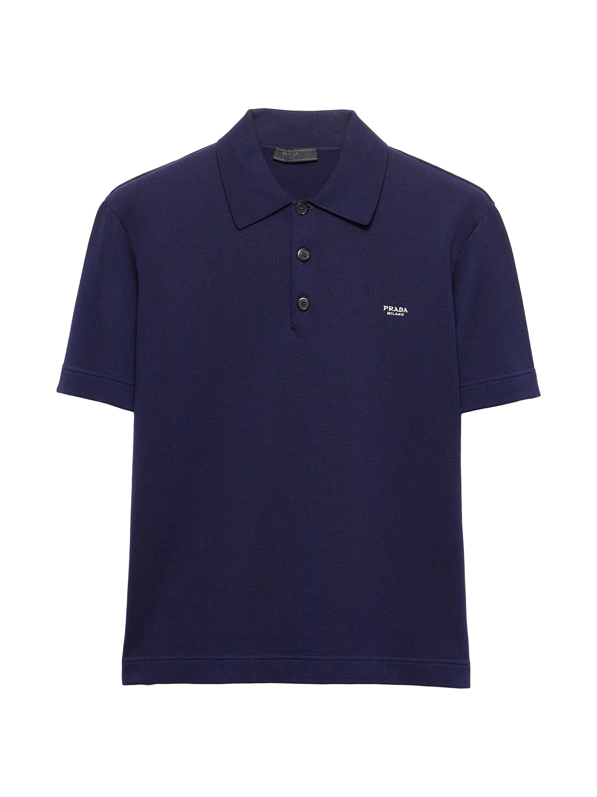 Prada Short-Sleeved Cotton Polo Shirt | Saks Fifth Avenue