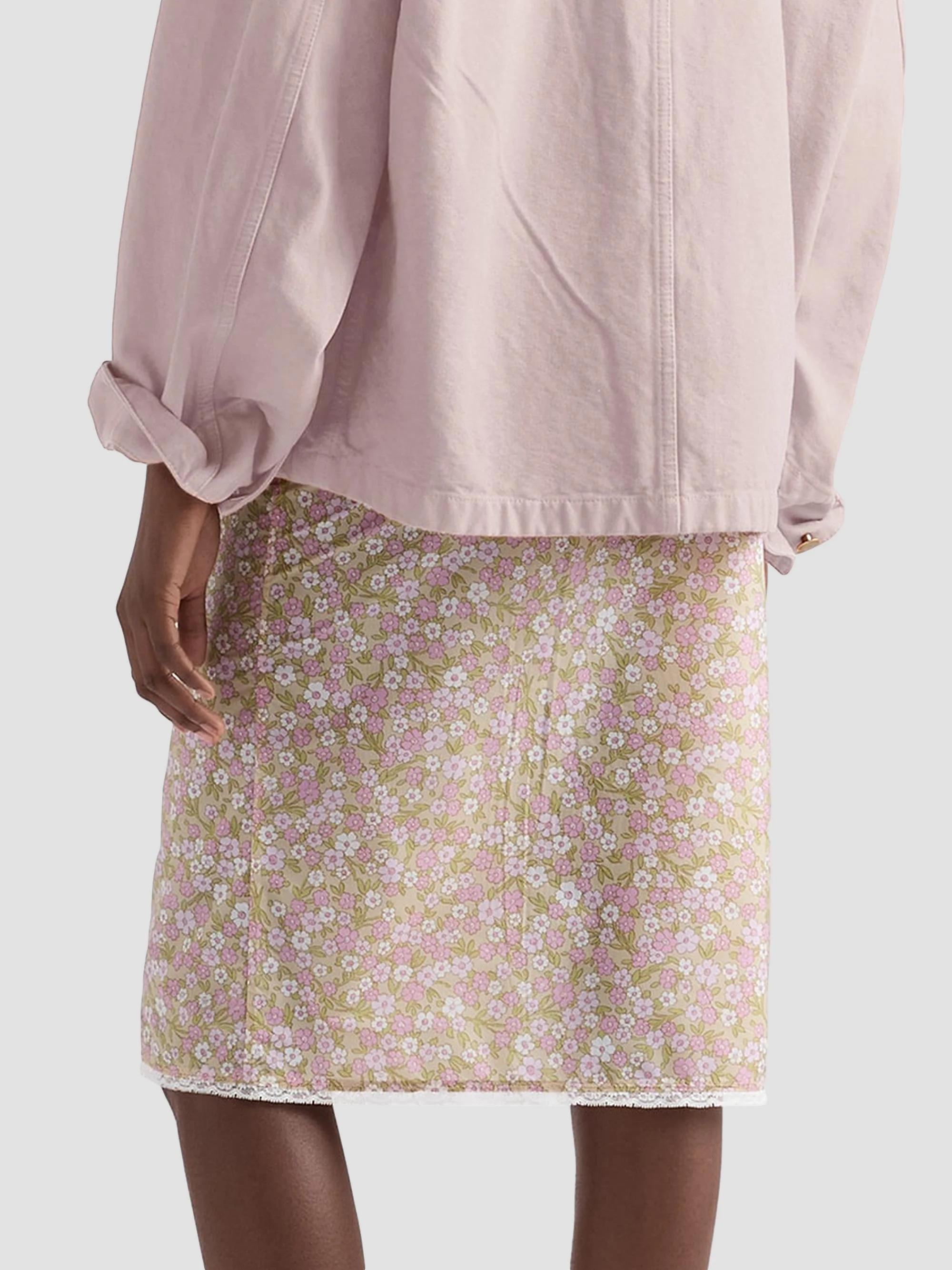 Prada Floral Print Nylon Skirt | Saks Fifth Avenue