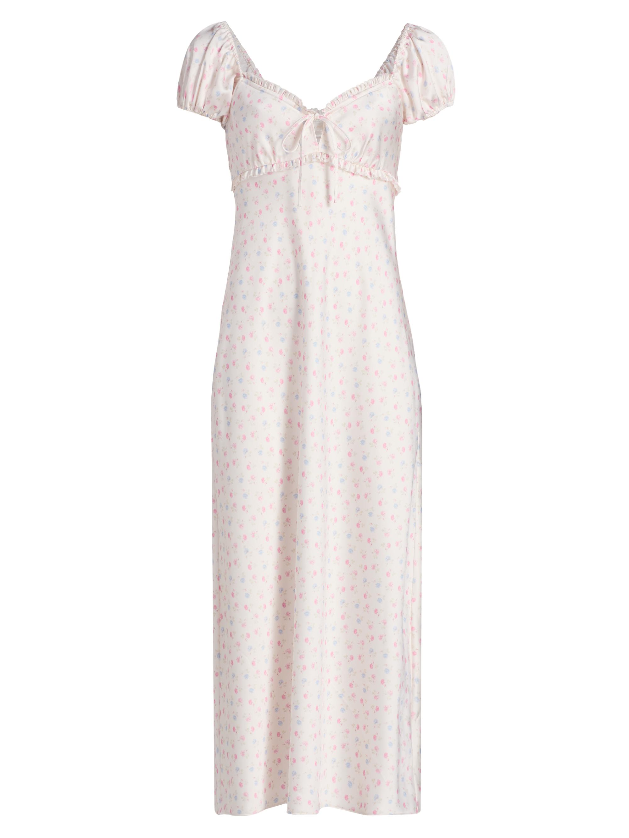LoveShackFancy Women's Epone Floral Smocked Midi-Dress -  Rose