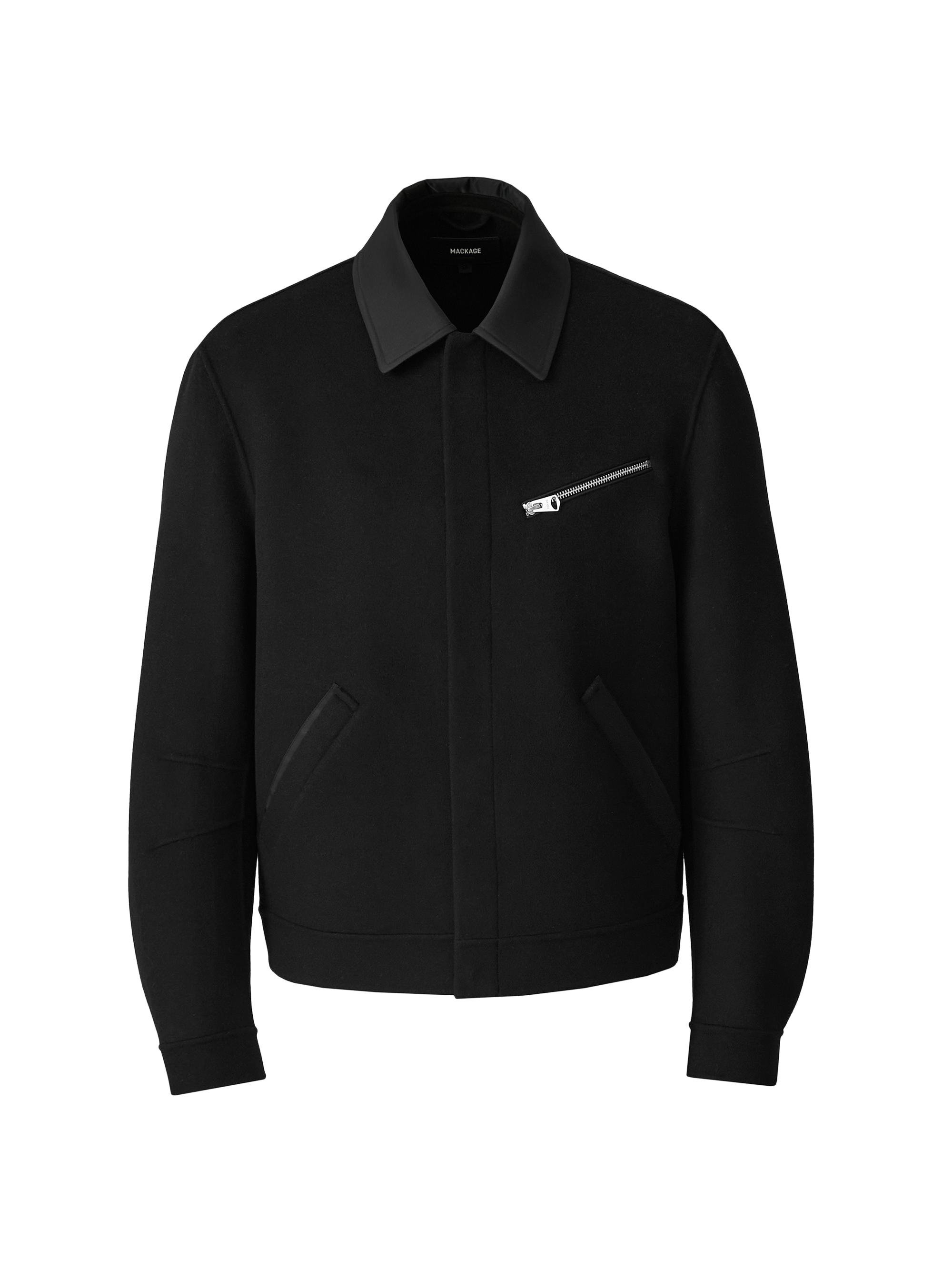 Mackage Men's Hayes Double-Faced Wool Jacket - Black