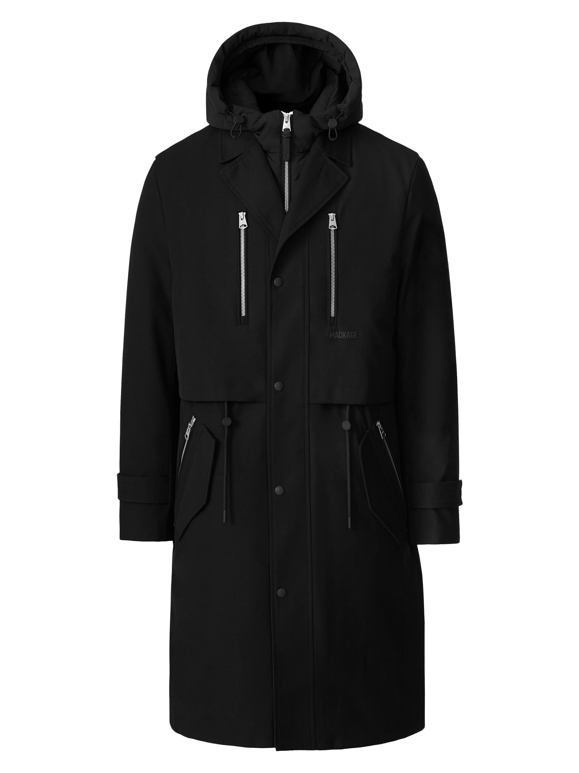 Mackage Men's Sterling 2-In-1 Down Trench Coat - Black