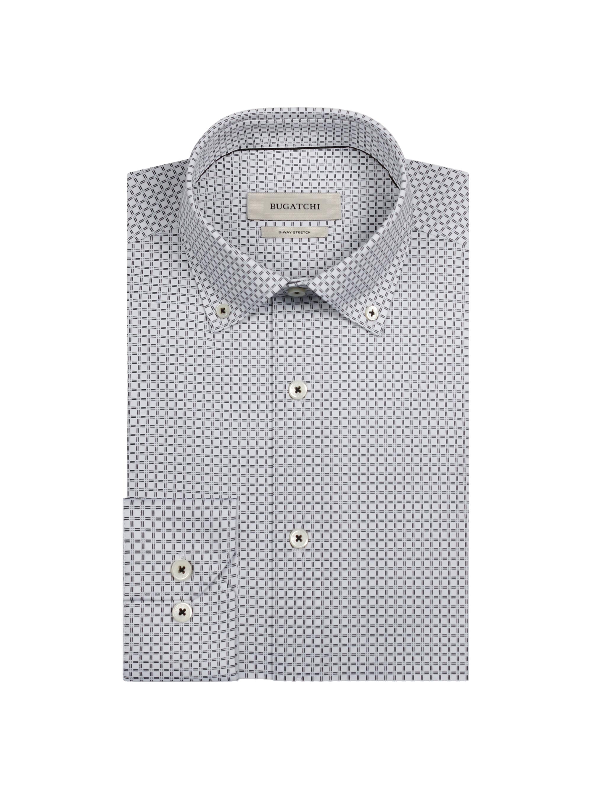 Bugatchi Men's Brent Ooohcotton Shirt - White