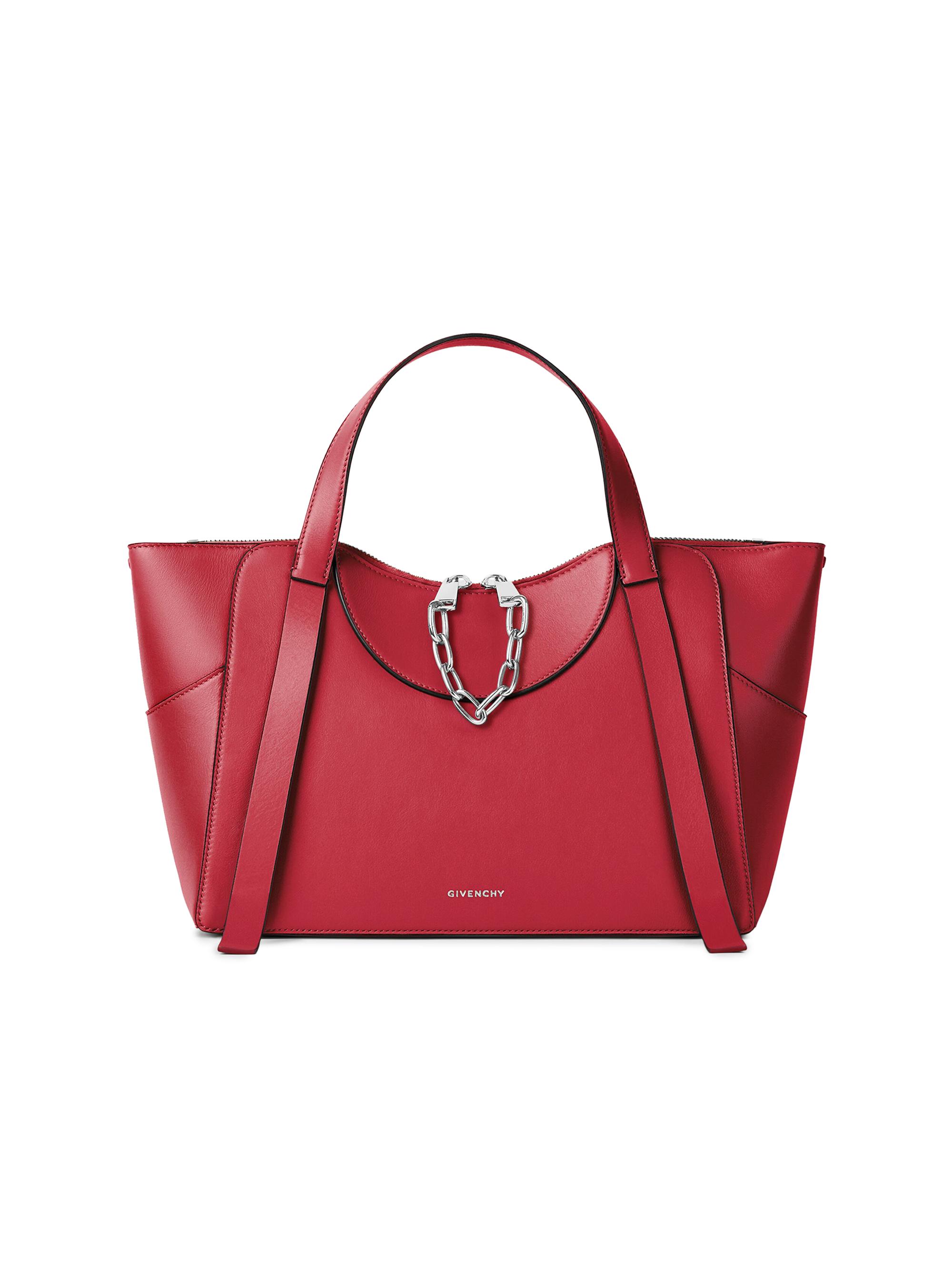 Givenchy Women's  The Snatch Top Handle Bag in Grained Leather - Equestrian Red