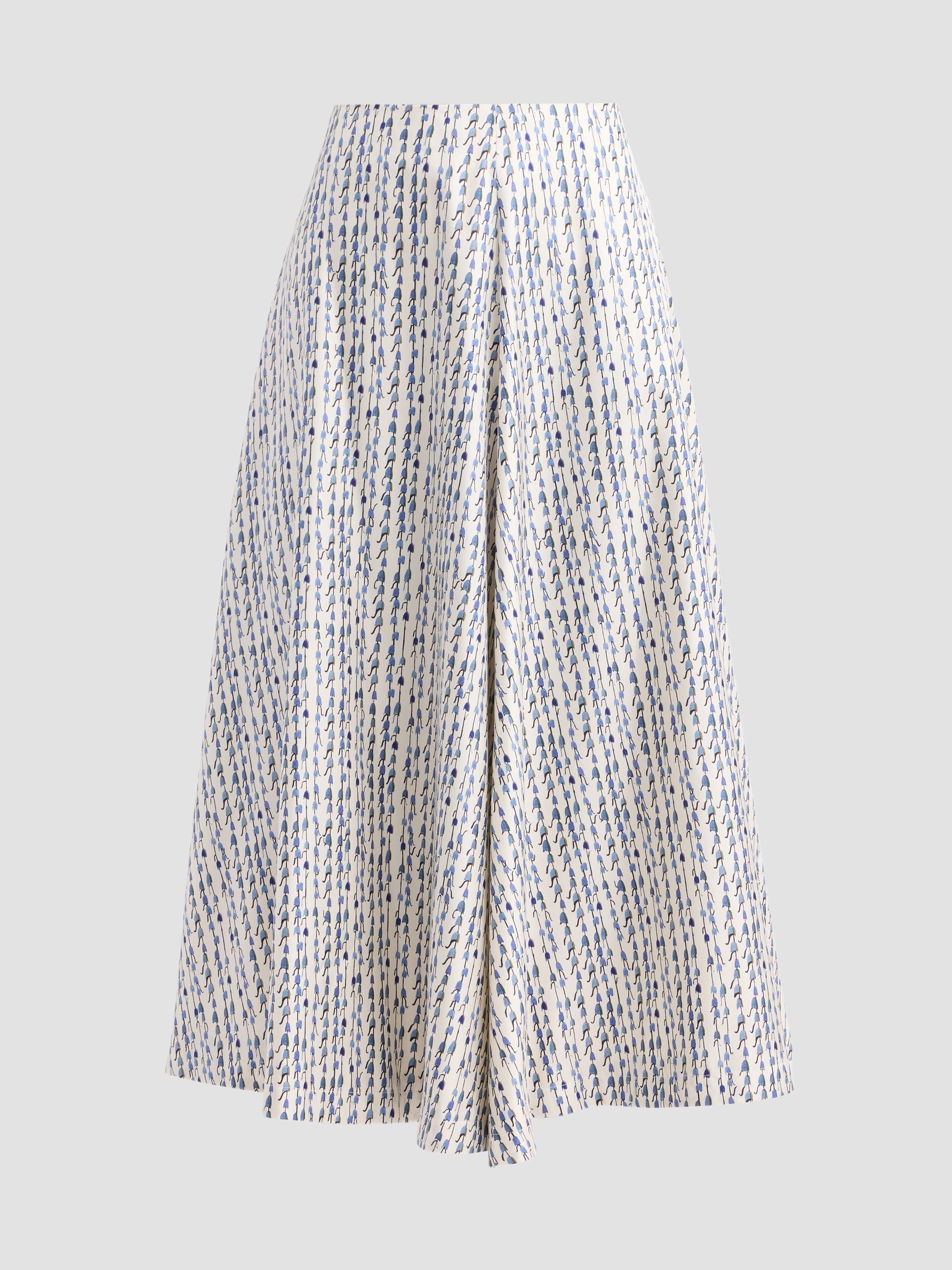 Altuzarra Women's Varda Cotton Midi Skirt - Vapor Bluebell | Thumbnail 6