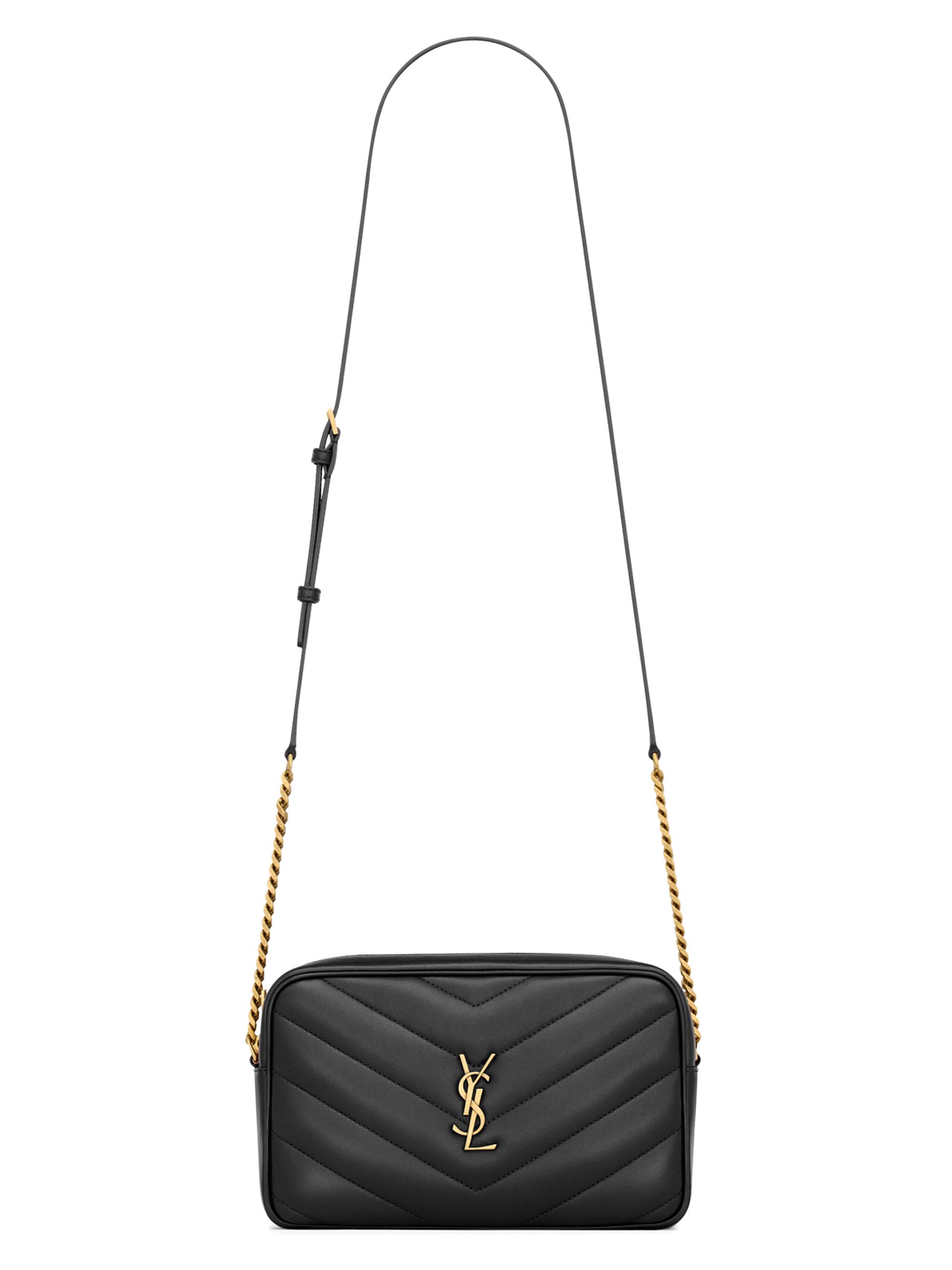 Saint Laurent Lou Camera Crossbody Bag in Quilted Leather | Saks