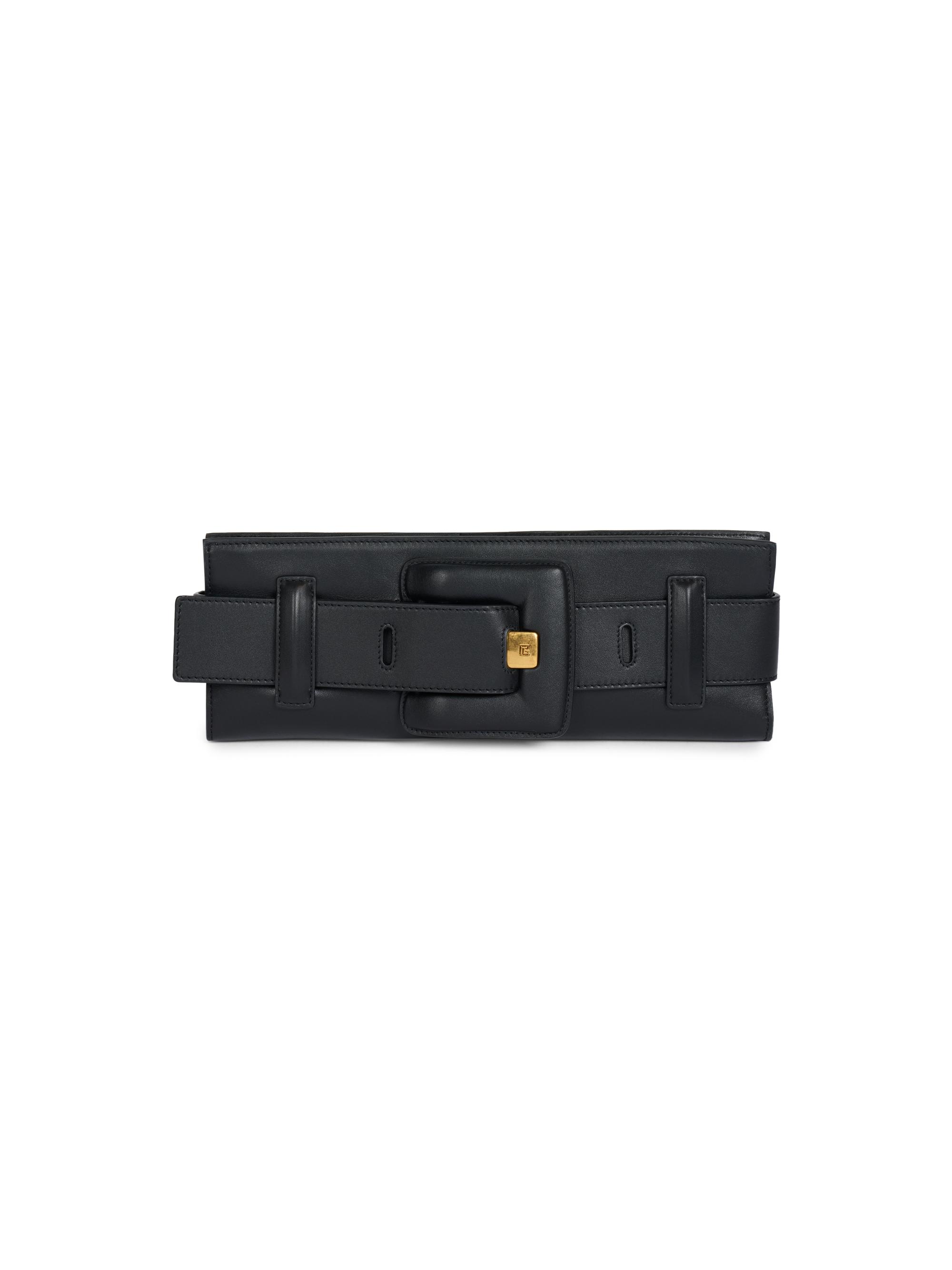 Balmain Women's Anthem Leather Clutch - Noir