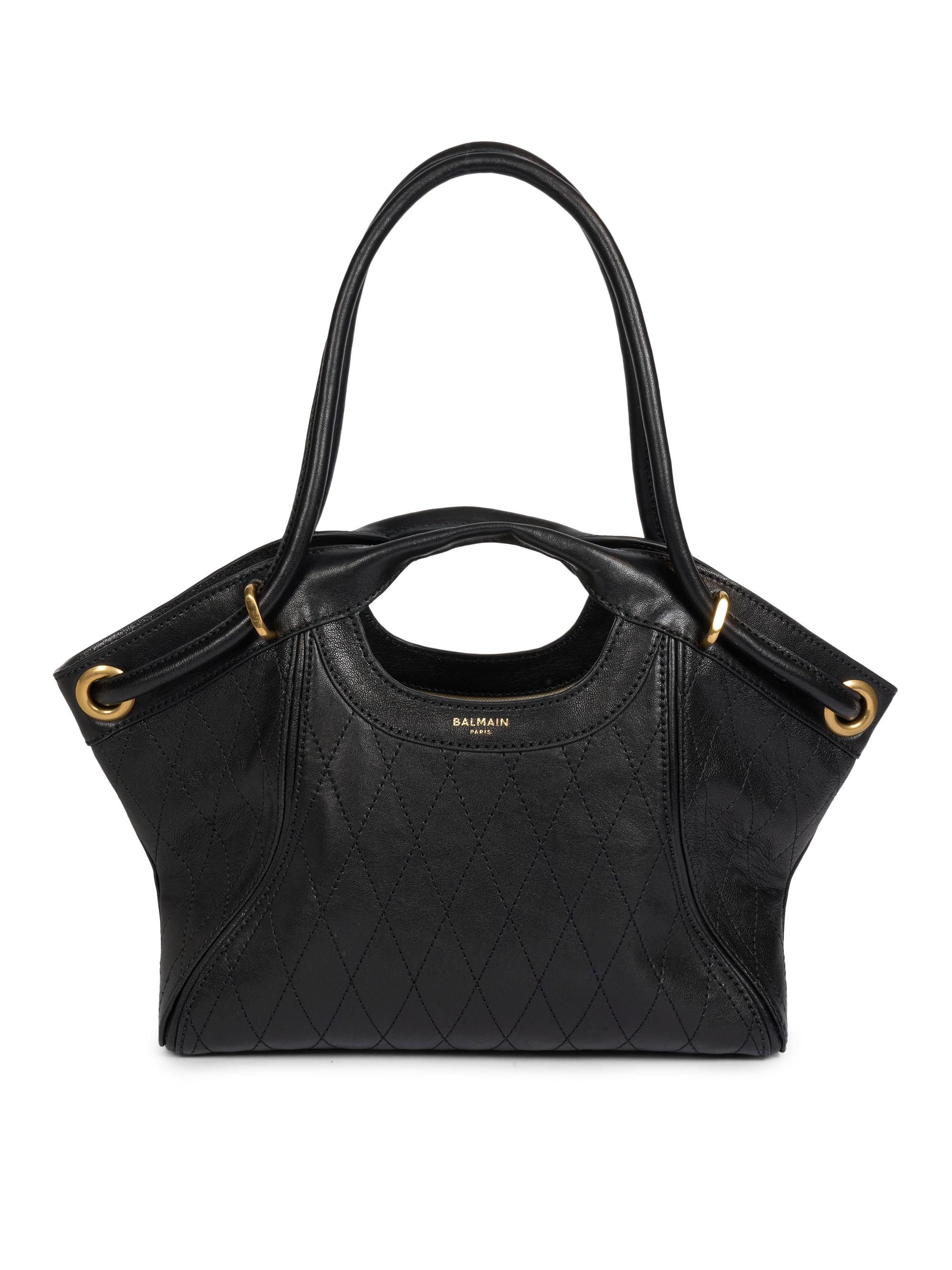 Balmain Women's  Leather Tote Bag - Noir