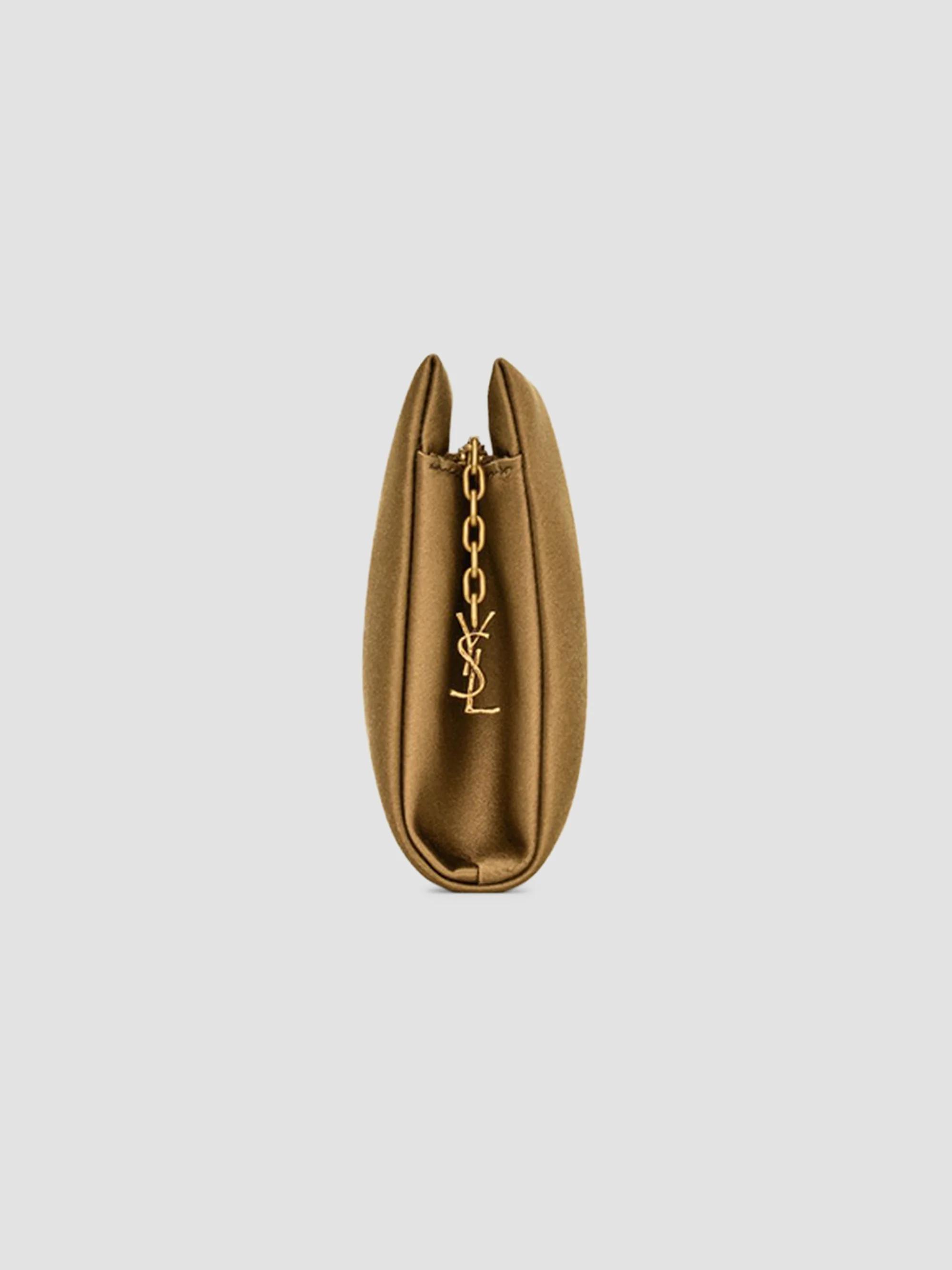Saint Laurent Satin Evening Soft Clutch | Saks Fifth Avenue