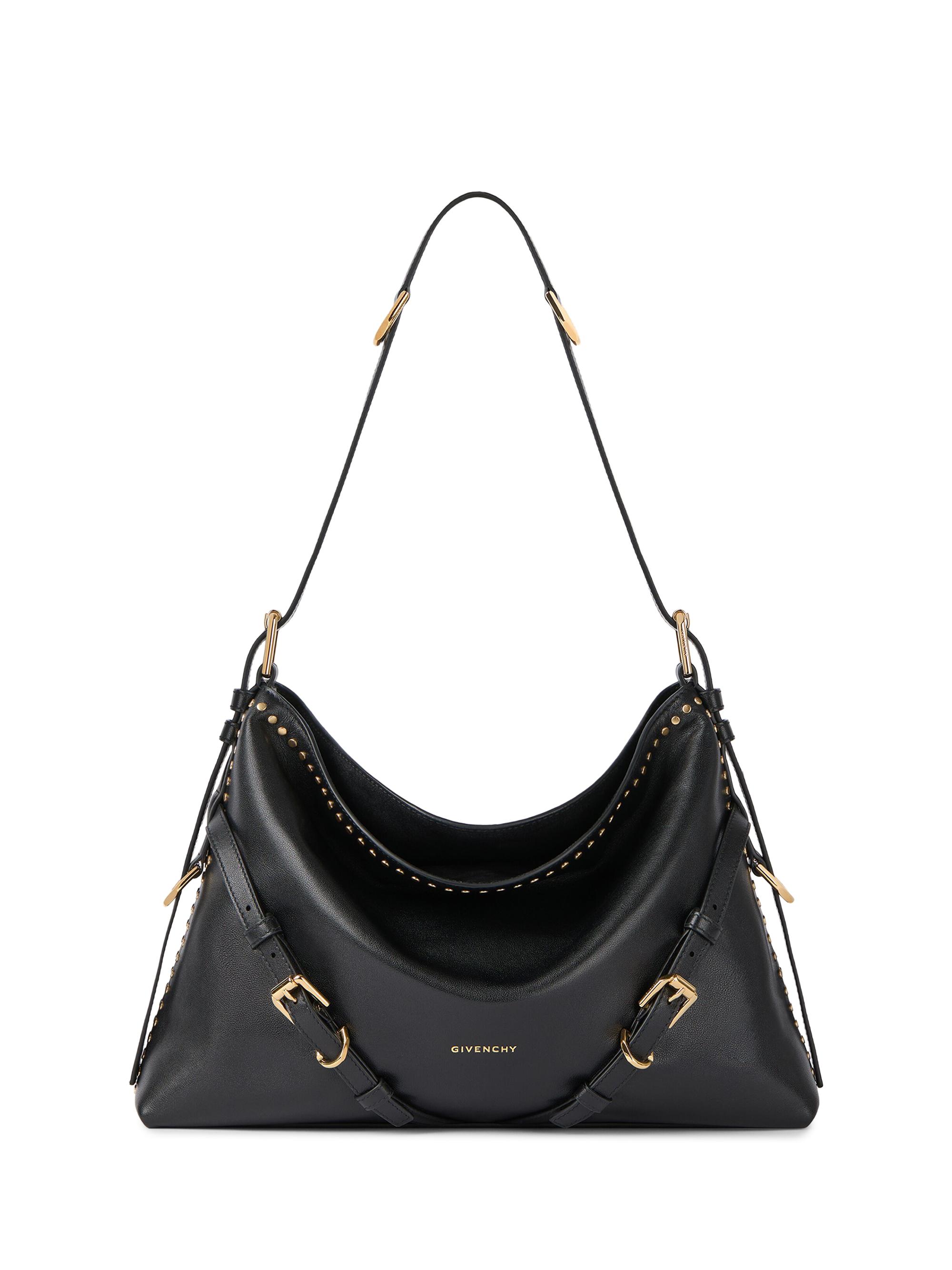 Givenchy Women's  Voyou Shoulder Bag in Leather with Studs - Black