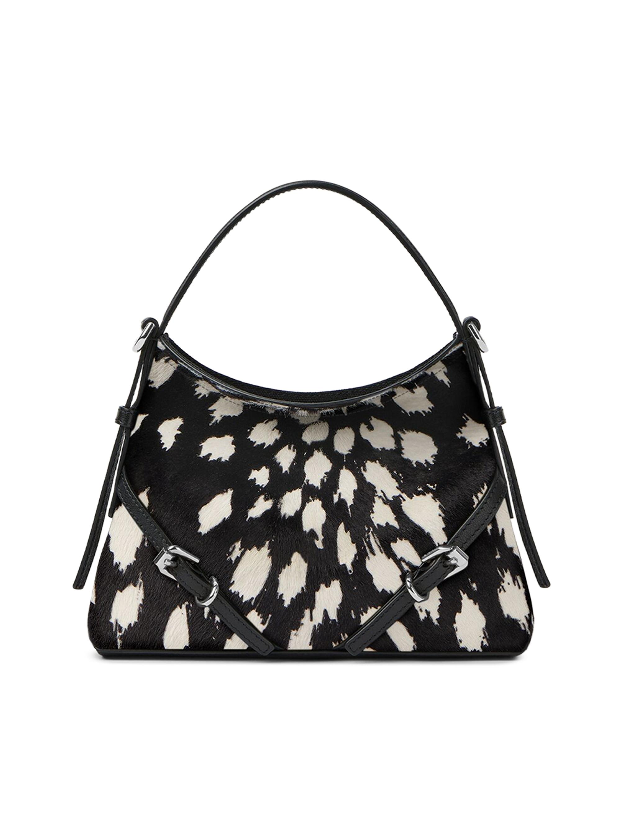 Givenchy Women's Nano Voyou Top Handle Bag in Pony Effect Leather - Black