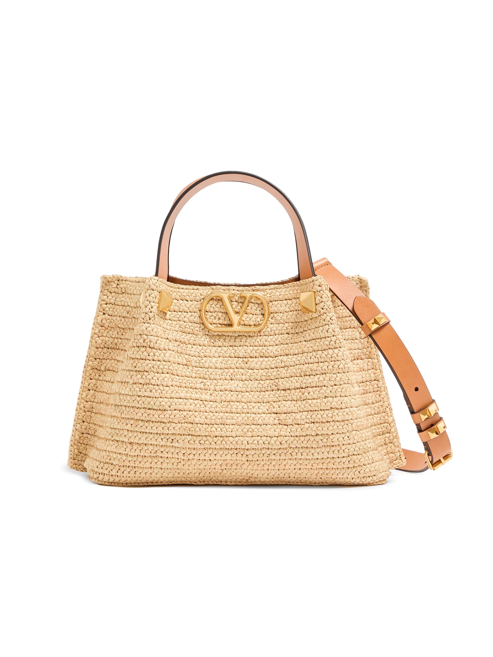 Valentino Garavani Women's  Raffia Shopping Bag - Natural