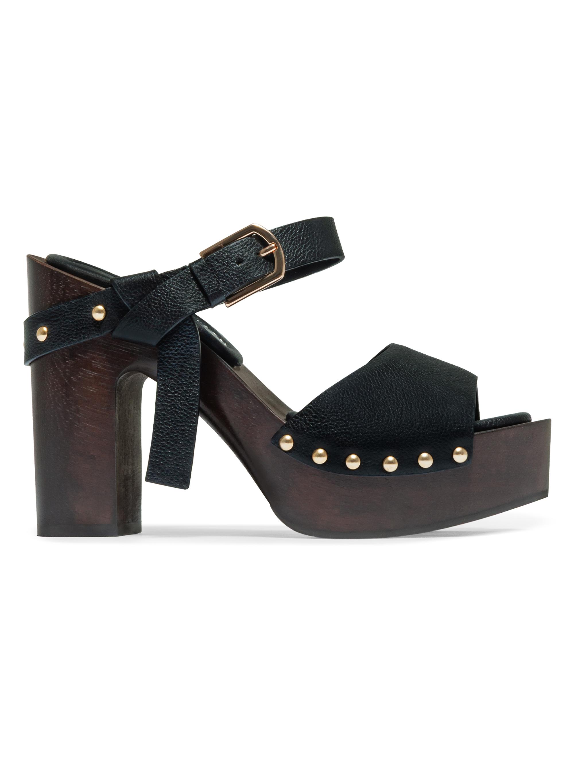 Bernardo 1946 Women's Luxor Platform Clog Sandals - Black