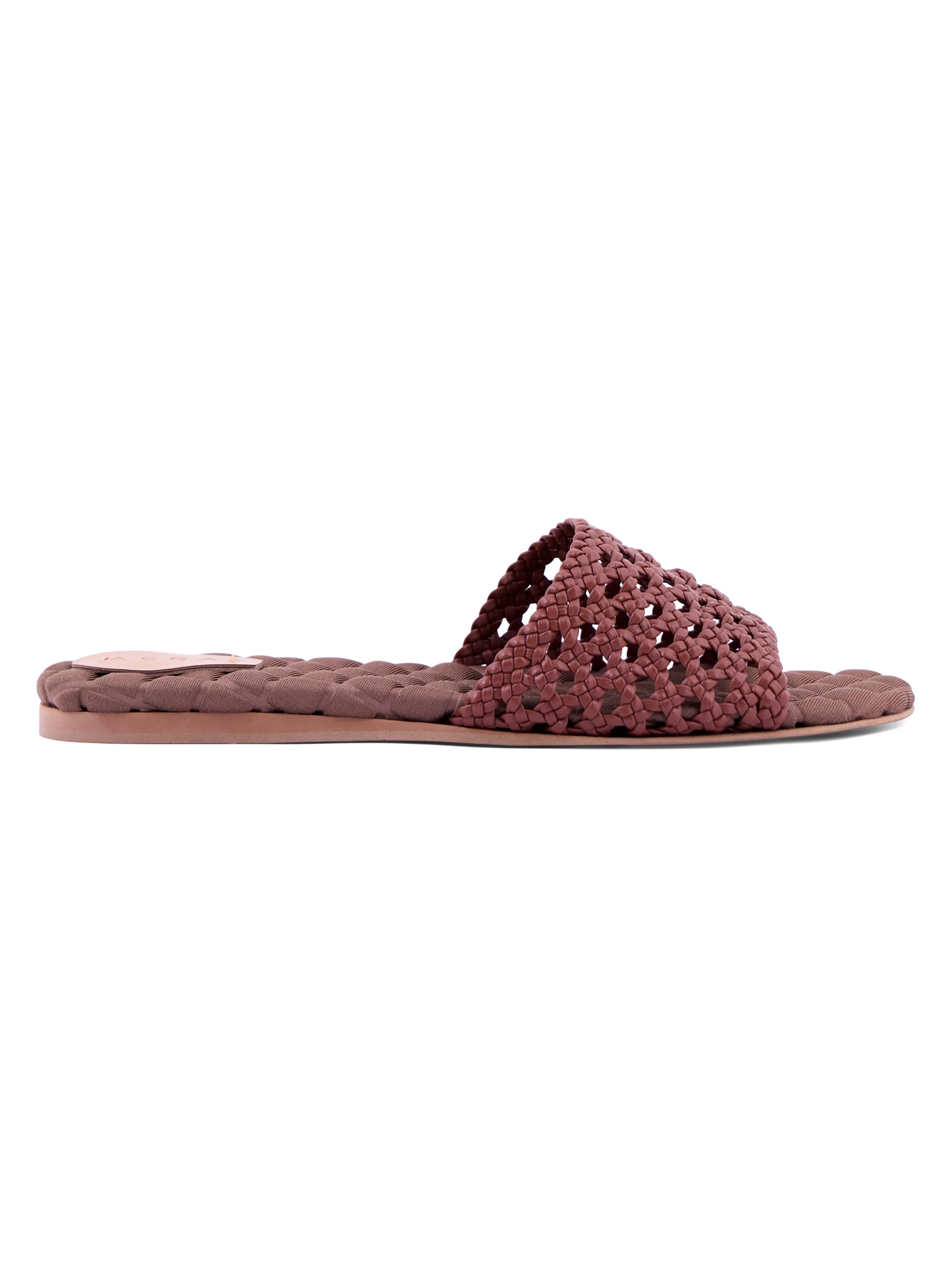 AERA Women's Mia Quilted Slide Sandals - Cocoa - Women's Shoes