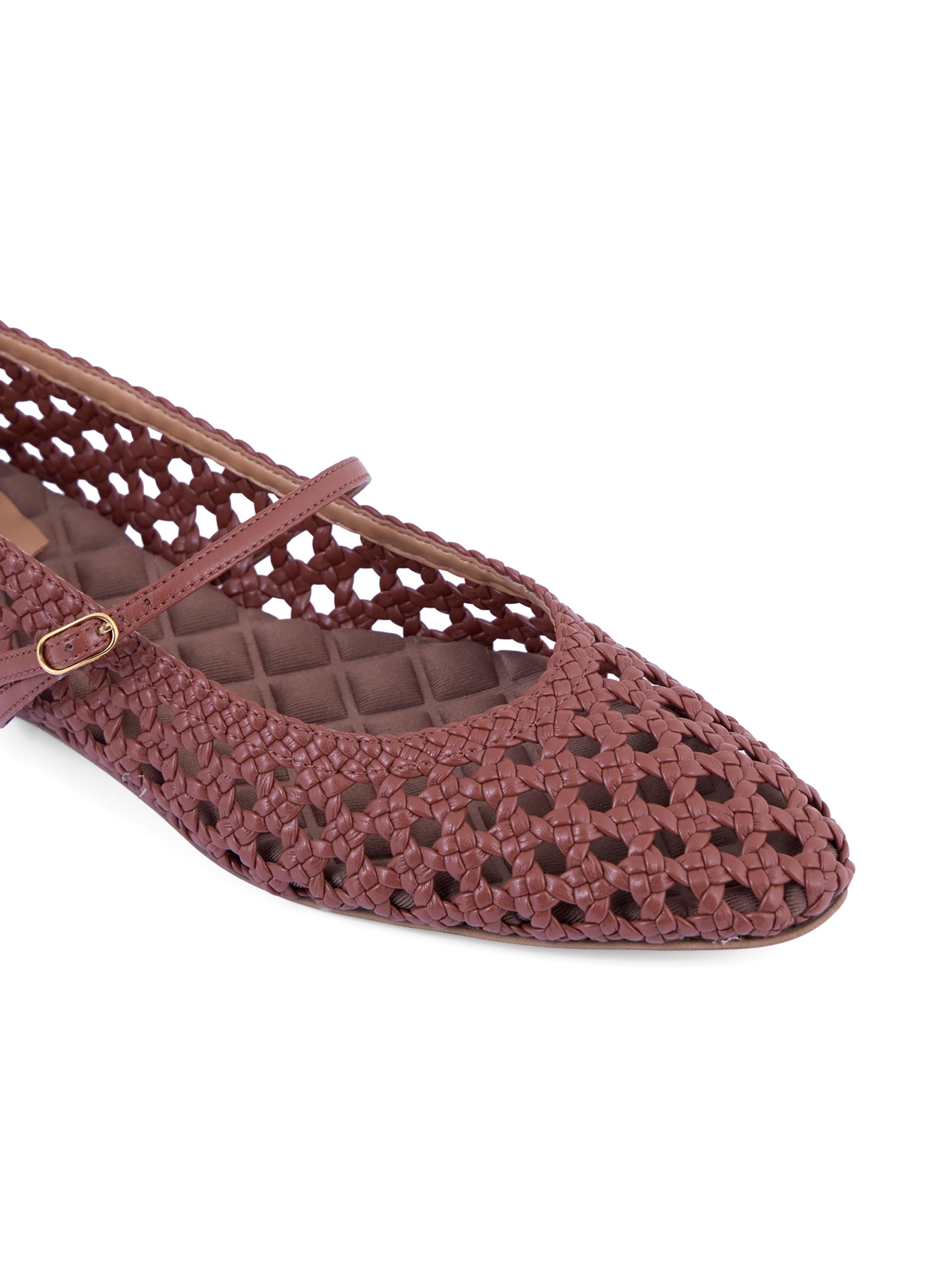 AERA Women's Maya Woven Mary Jane Flats - Cocoa | Thumbnail 3