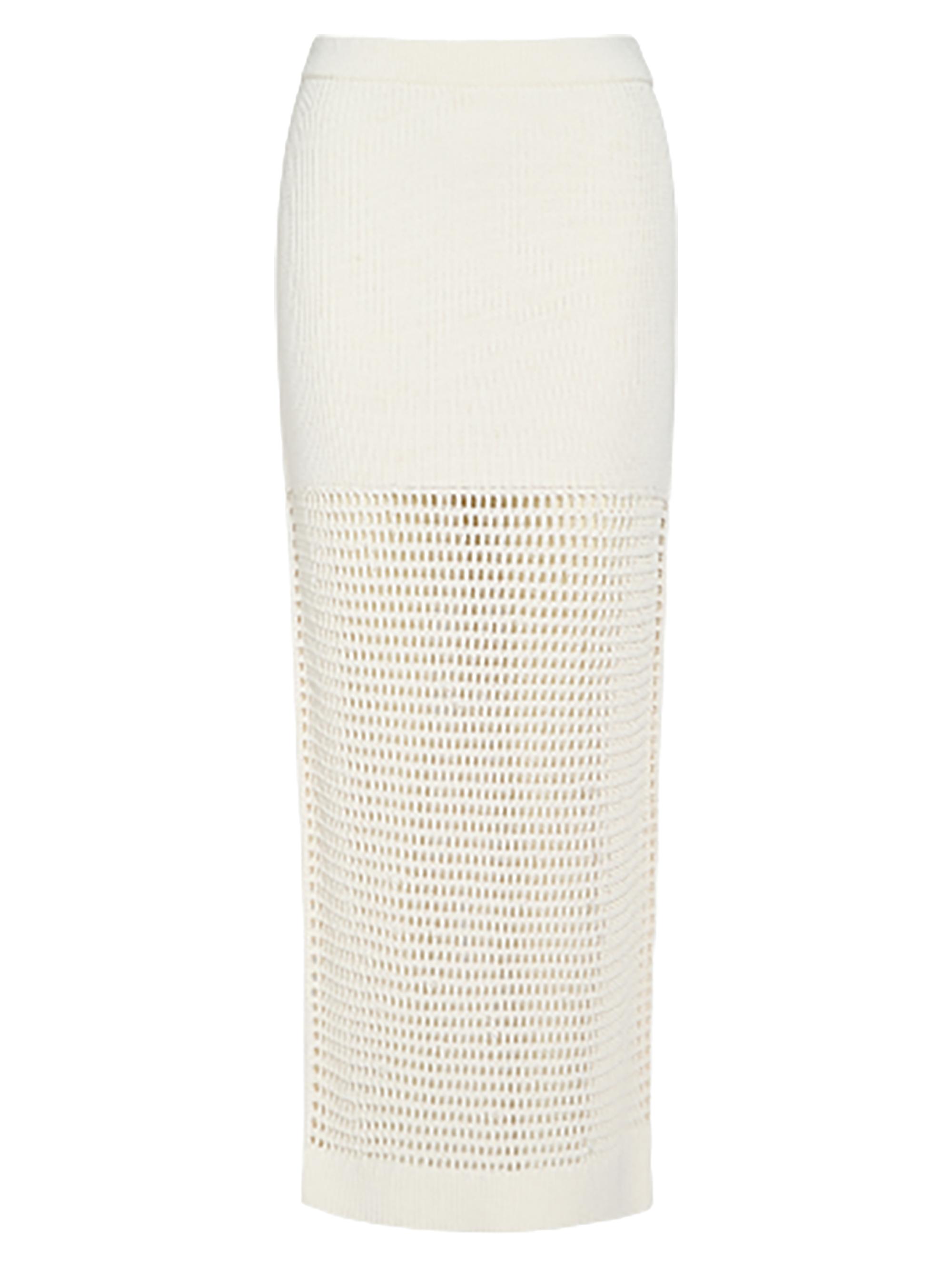 TWP Women's The Loophole Silk-Blend Maxi Skirt - White