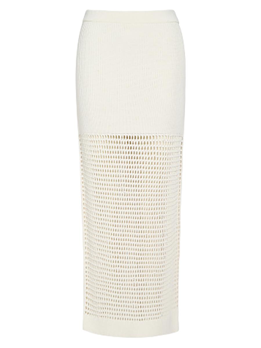 Twp Women's The Loophole Silk-blend Maxi Skirt In White