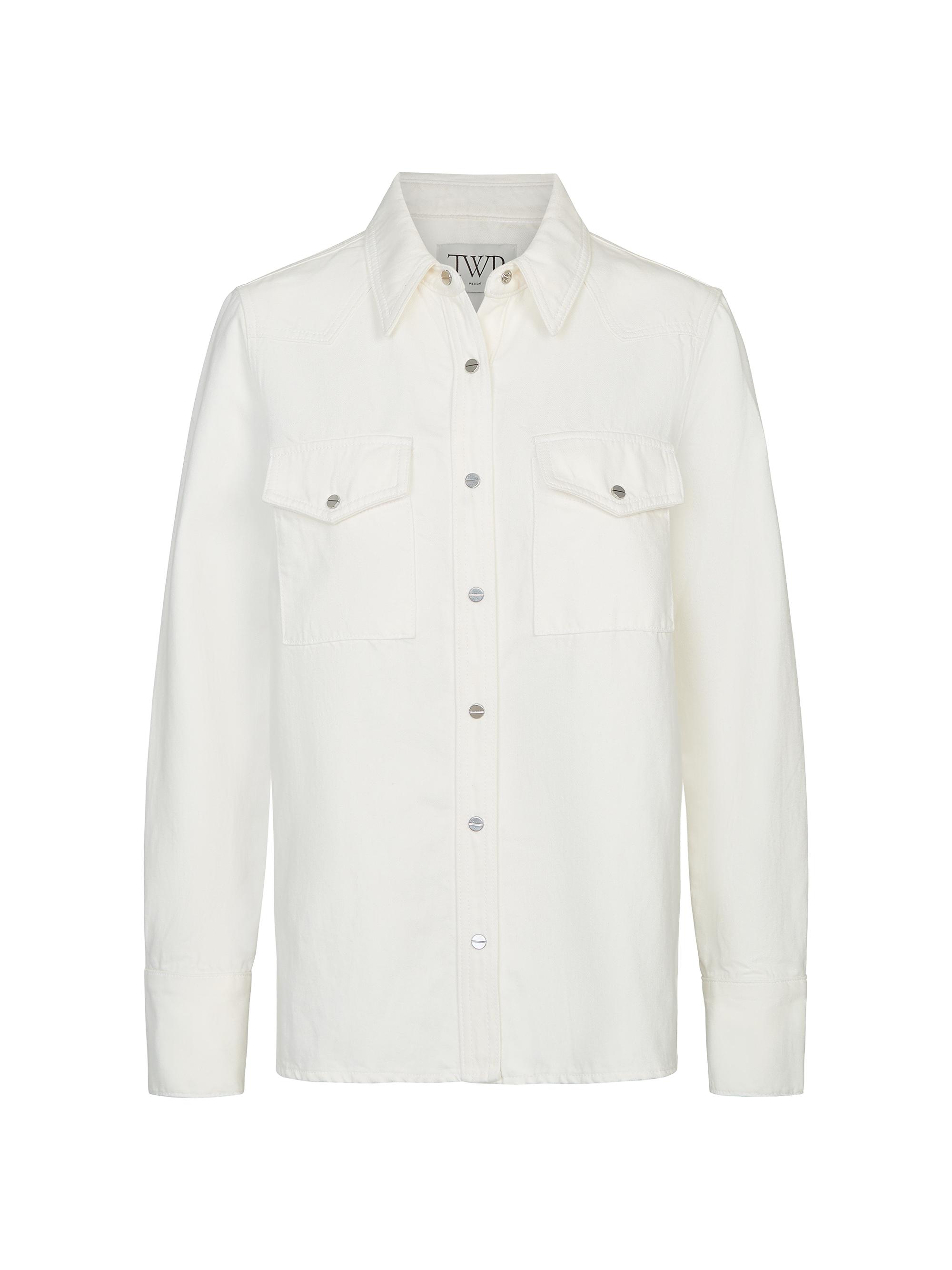 TWP Women's Ranchers Daughter Denim Shirt - White