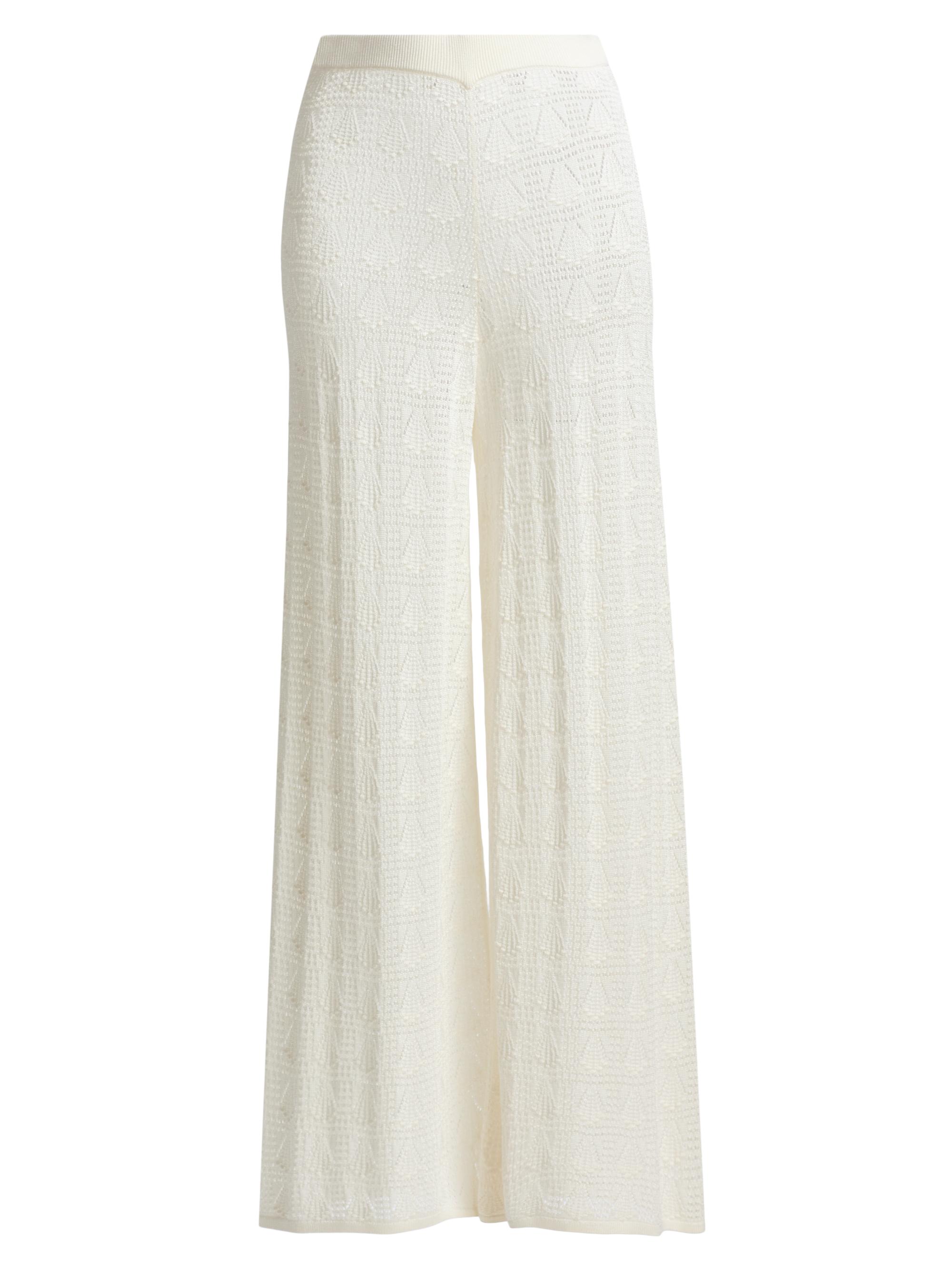 Loulou de Saison Women's Egeo Lace-Knit Wide-Leg Pants -
