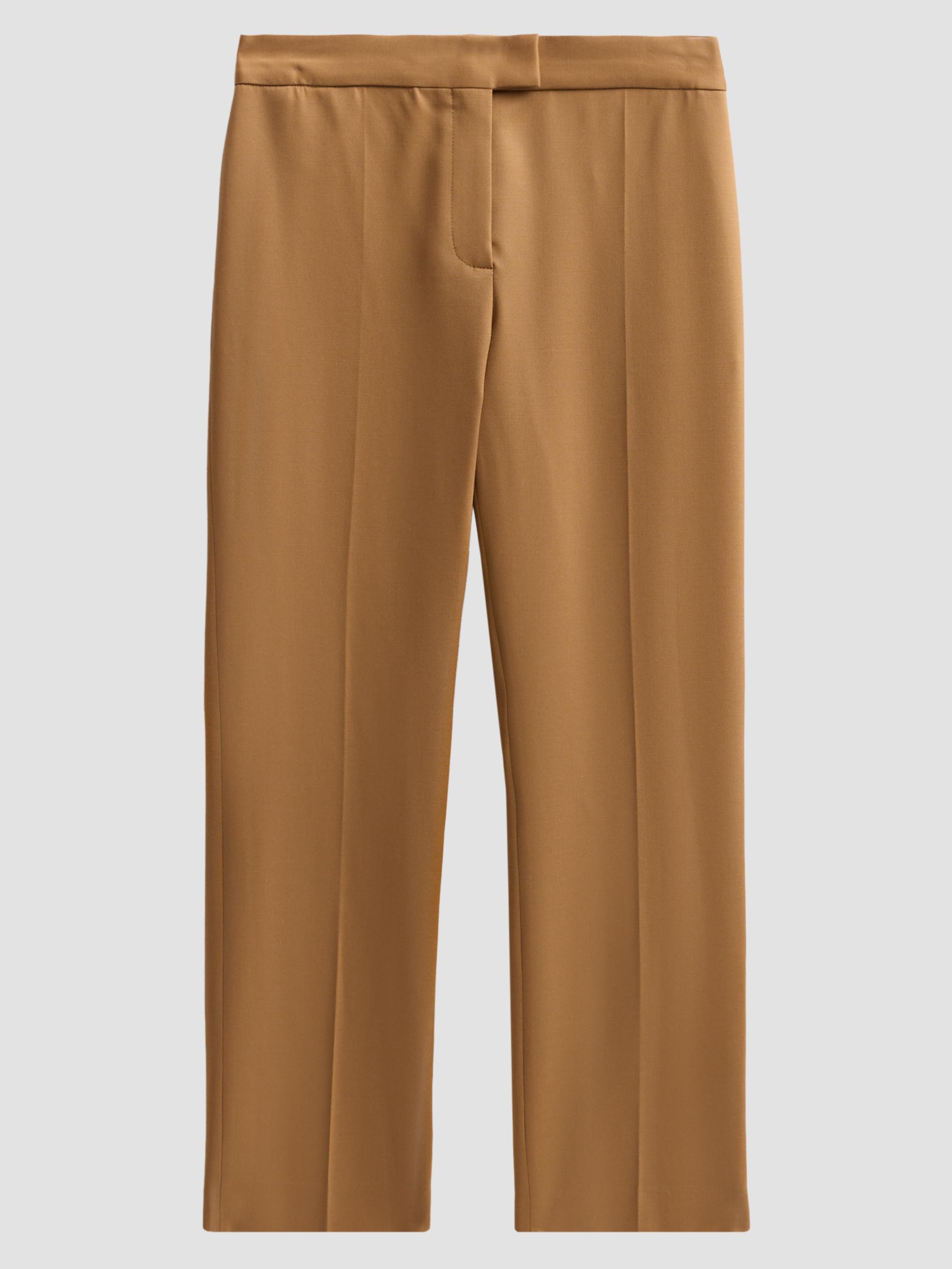 Altuzarra Women's Todd Linen-Blend Straight Pants - Saddle | Thumbnail 6
