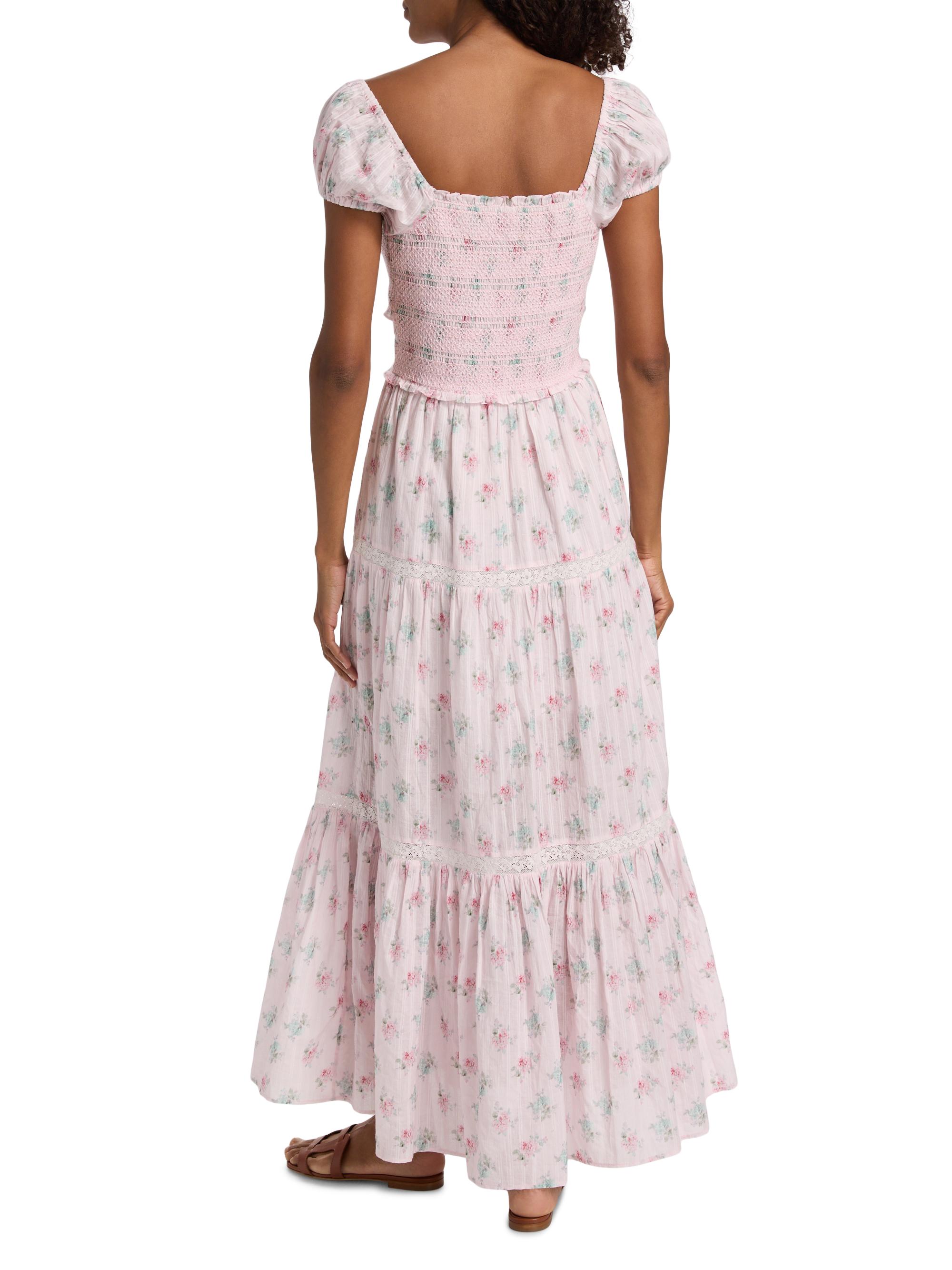 LoveShackFancy Women's Amandla Cotton Maxi Dress - Eau De Rose | Thumbnail 5