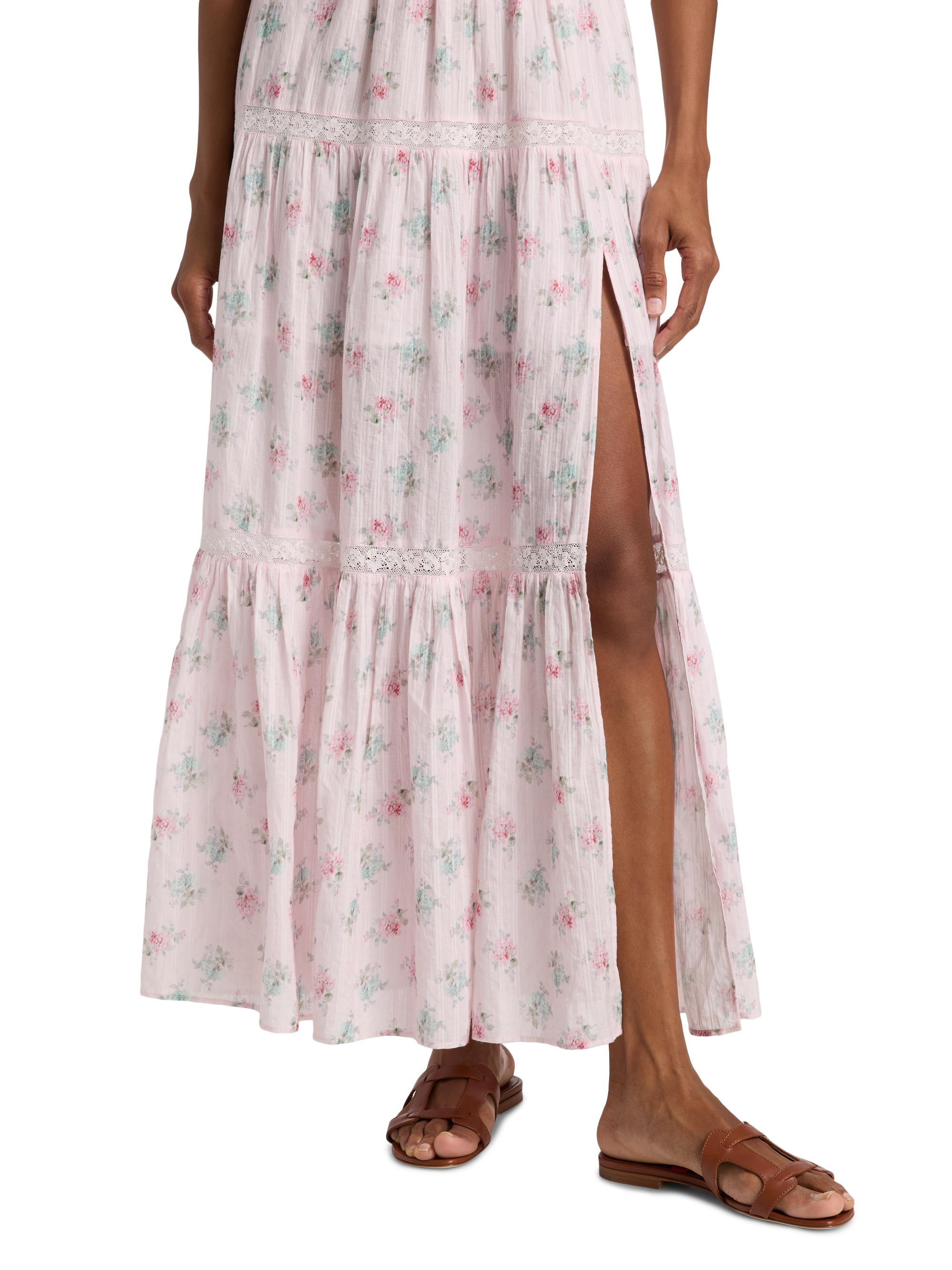 LoveShackFancy Women's Amandla Cotton Maxi Dress - Eau De Rose | Thumbnail 6