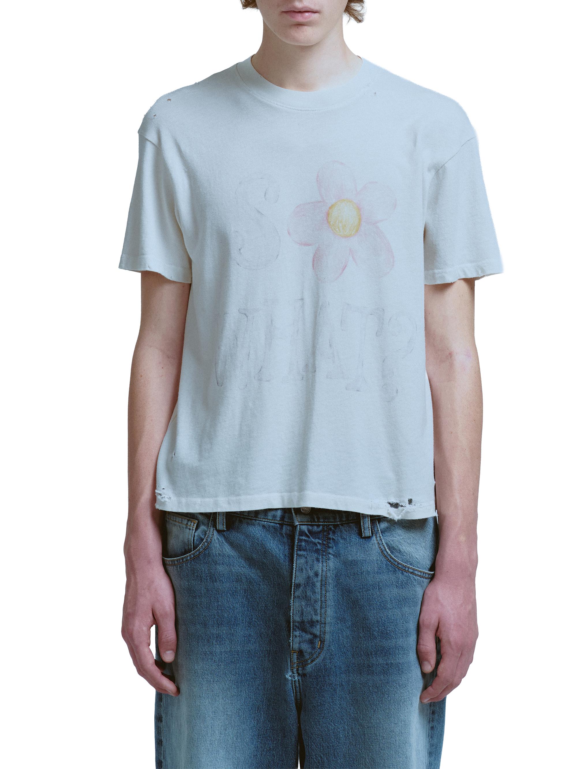 Nahmias Men's So What Fitted Cotton T-Shirt - Egg White