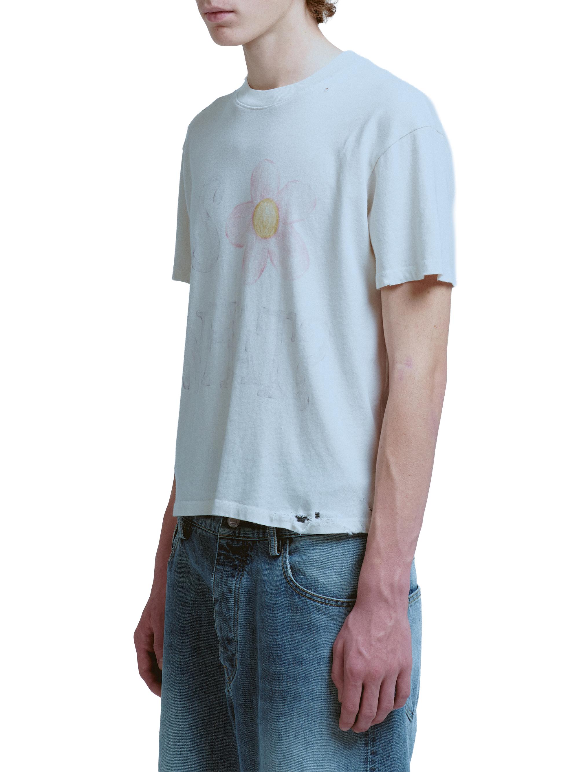 Nahmias Men's So What Fitted Cotton T-Shirt - Egg White | Thumbnail 2