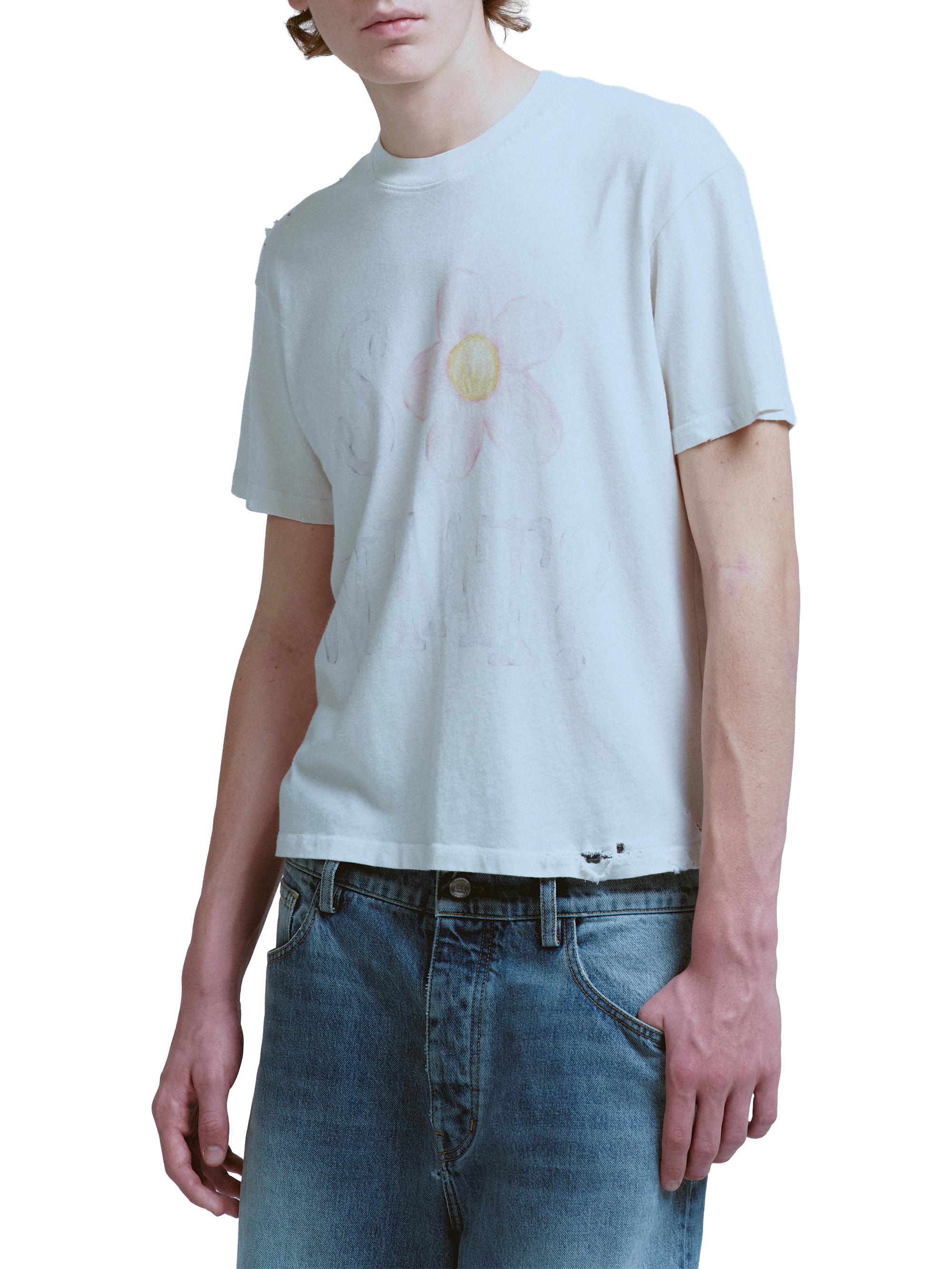 Nahmias Men's So What Fitted Cotton T-Shirt - Egg White | Thumbnail 3