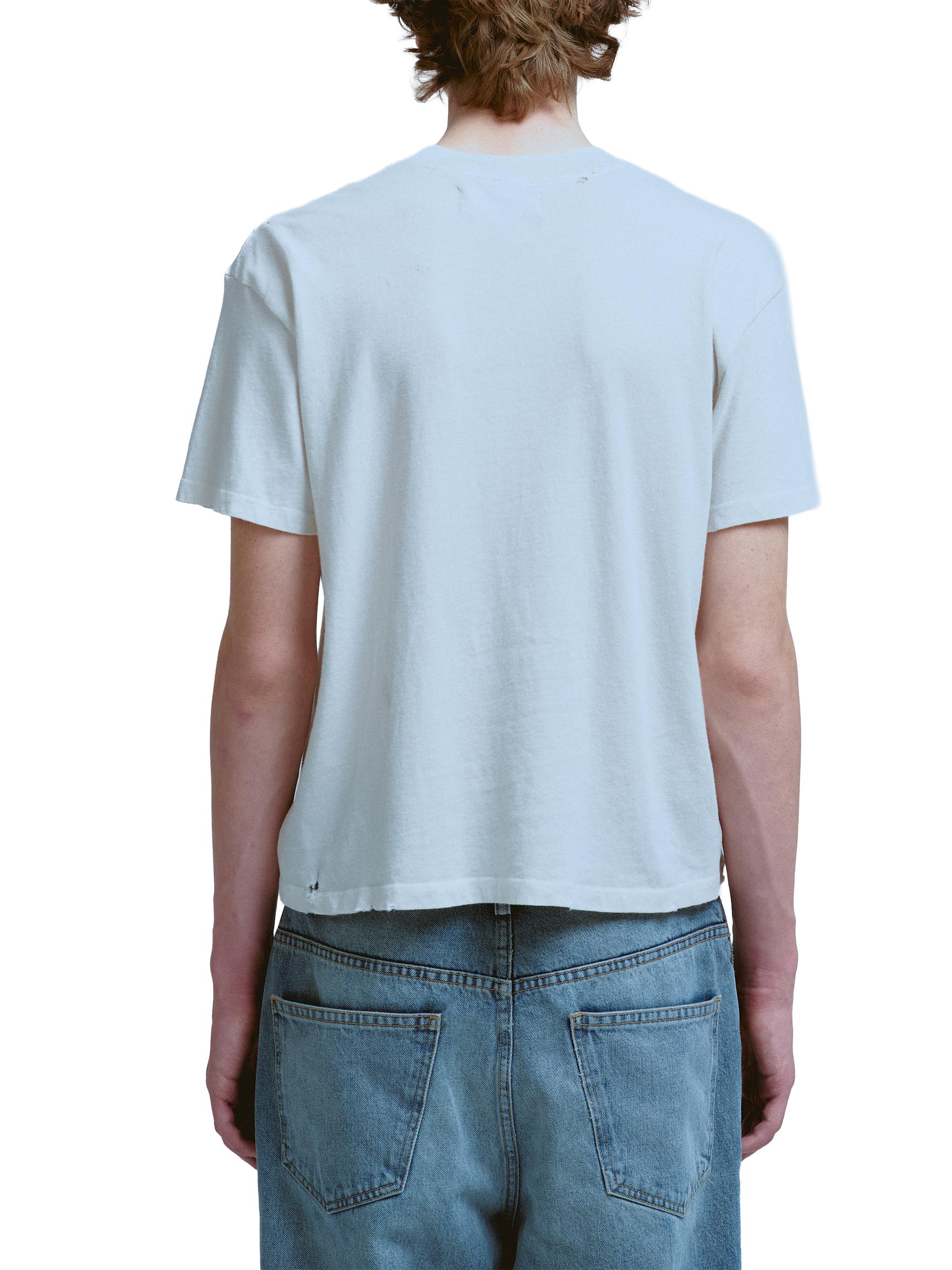 Nahmias Men's So What Fitted Cotton T-Shirt - Egg White | Thumbnail 4