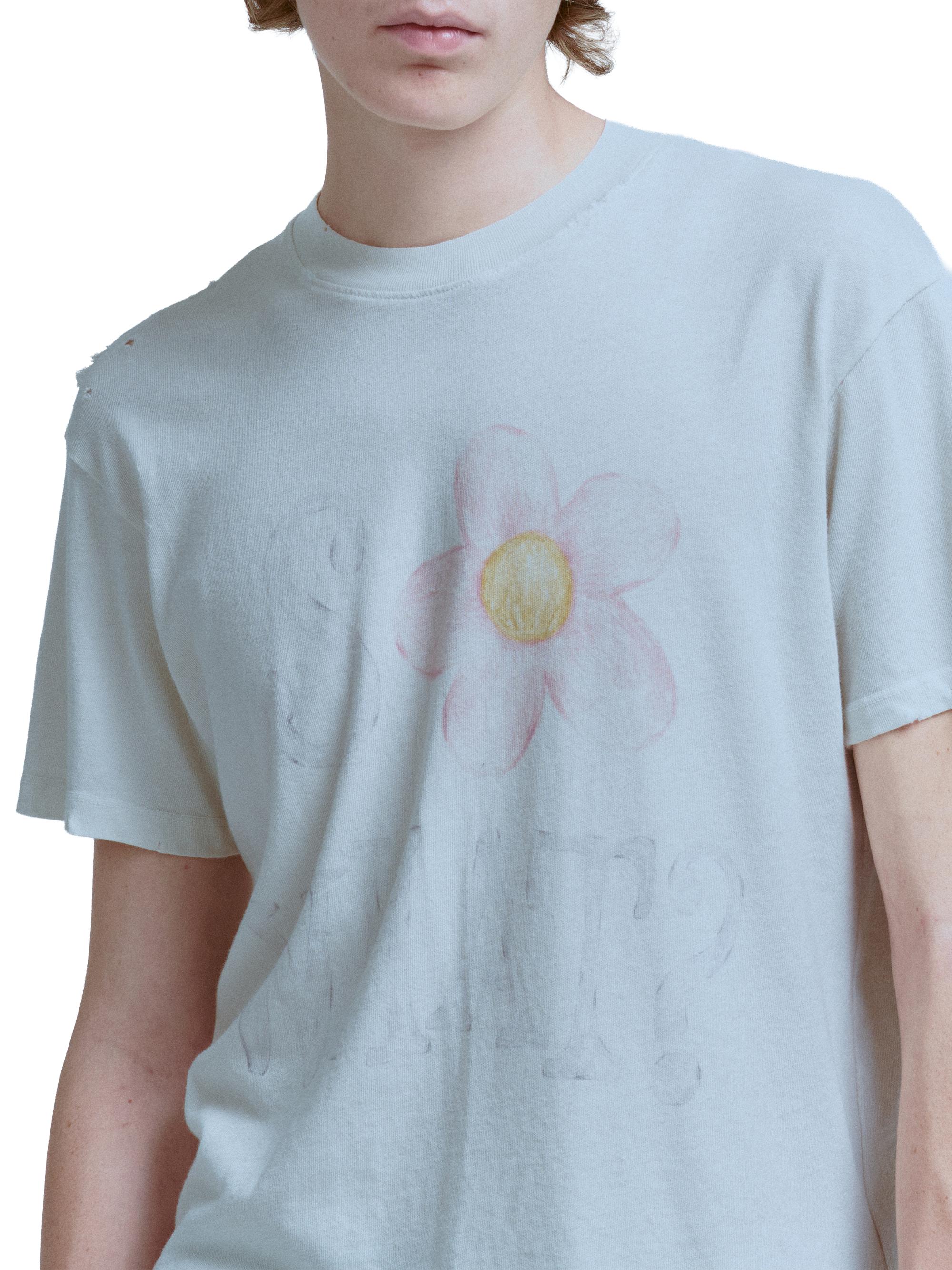 Nahmias Men's So What Fitted Cotton T-Shirt - Egg White | Thumbnail 6
