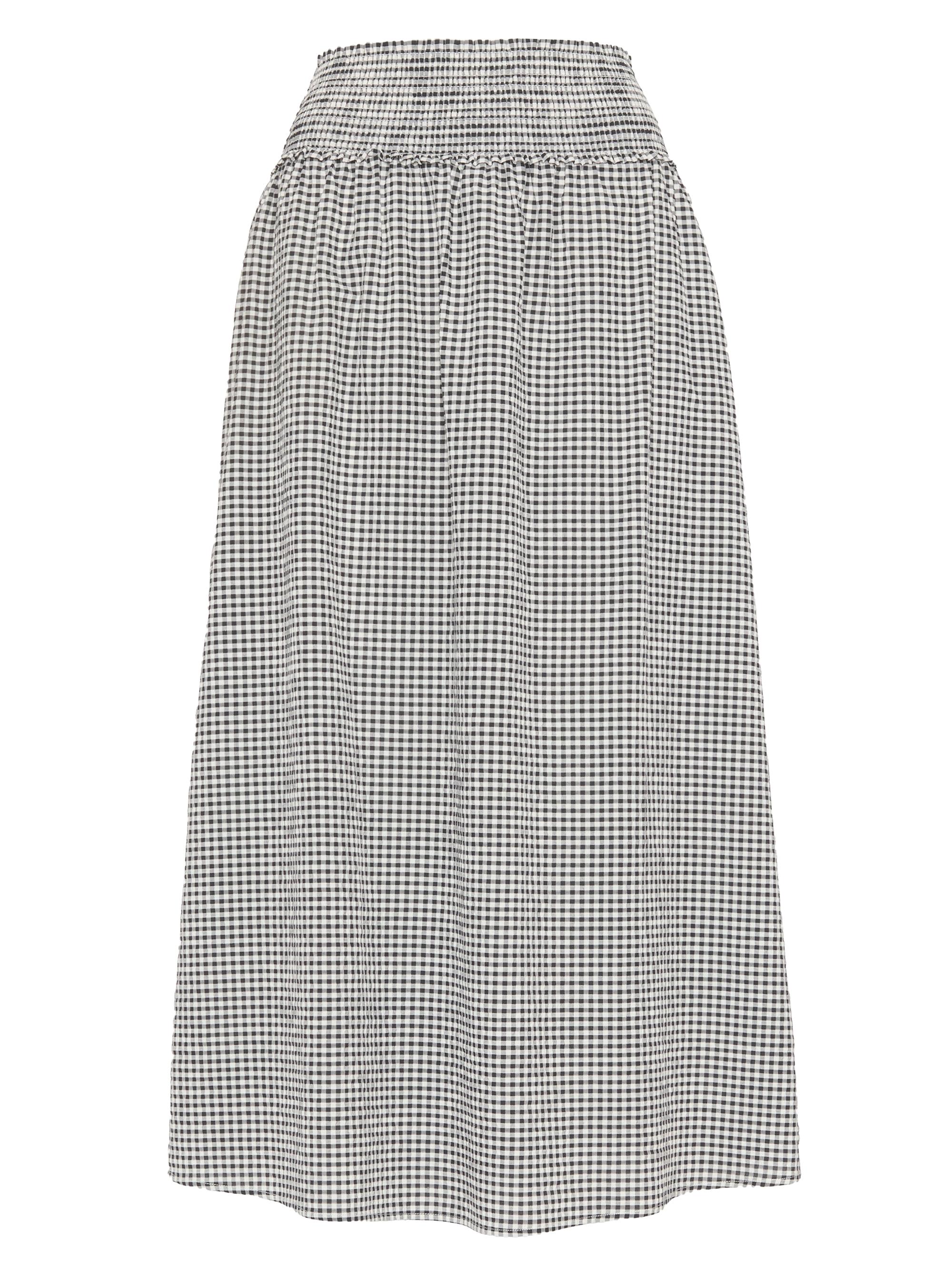 Hill House Home Women's The Delphine Nap Skirt - Blacksand Gingham