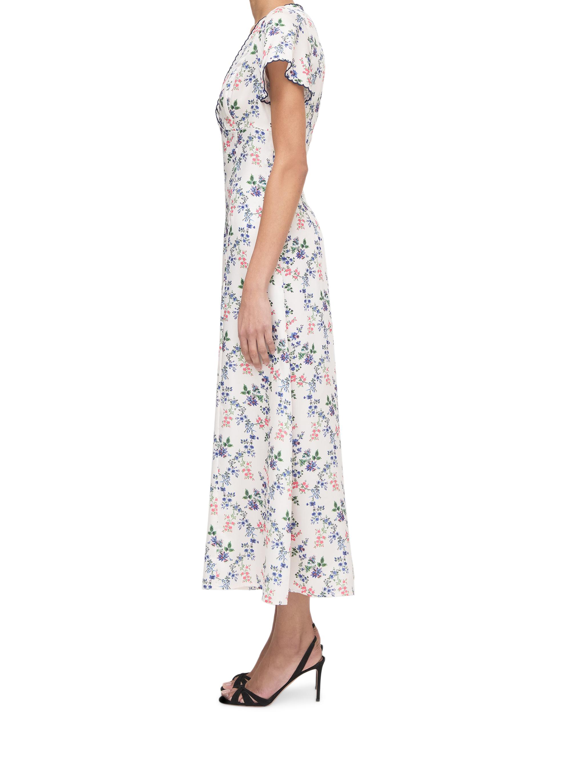 knee length dresses for ladies Brie modest midi dress-final sale – JanieLanie main image 1