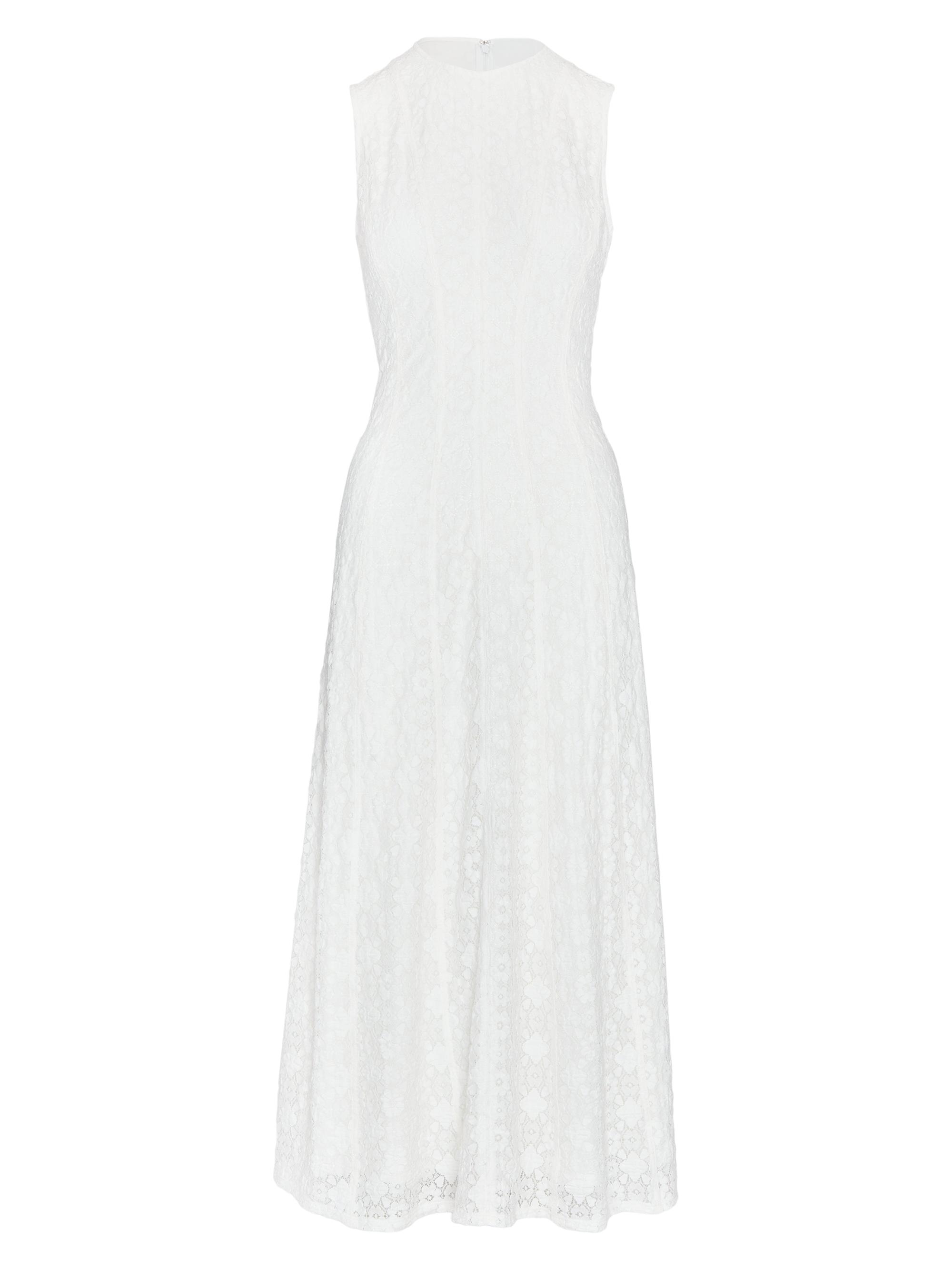 The Fleur Midi Dress | White | Hill House Home