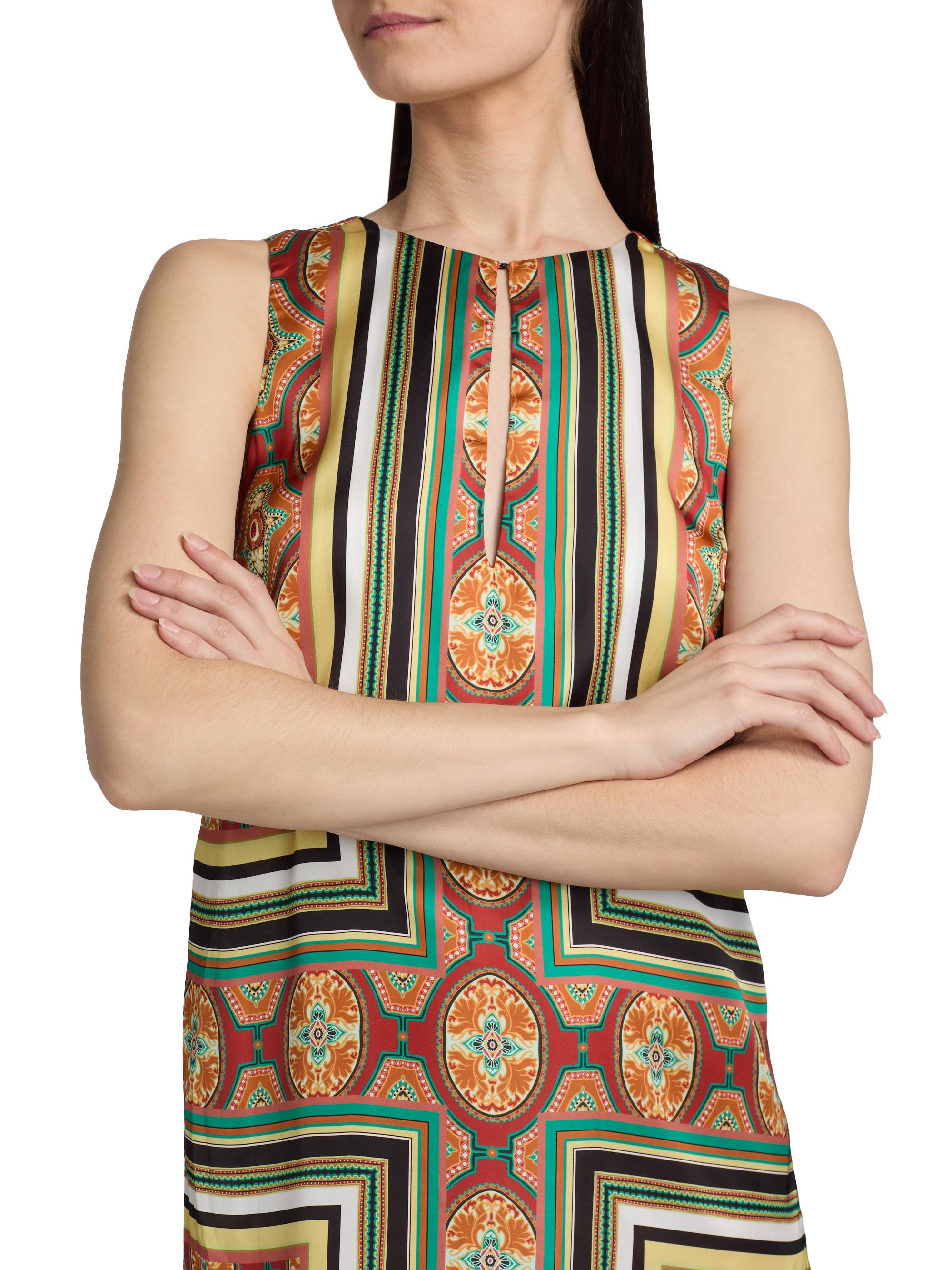 Misa Los Angeles Women's Nour Printed Satin Minidress - Majorelle Scarf | Thumbnail 6