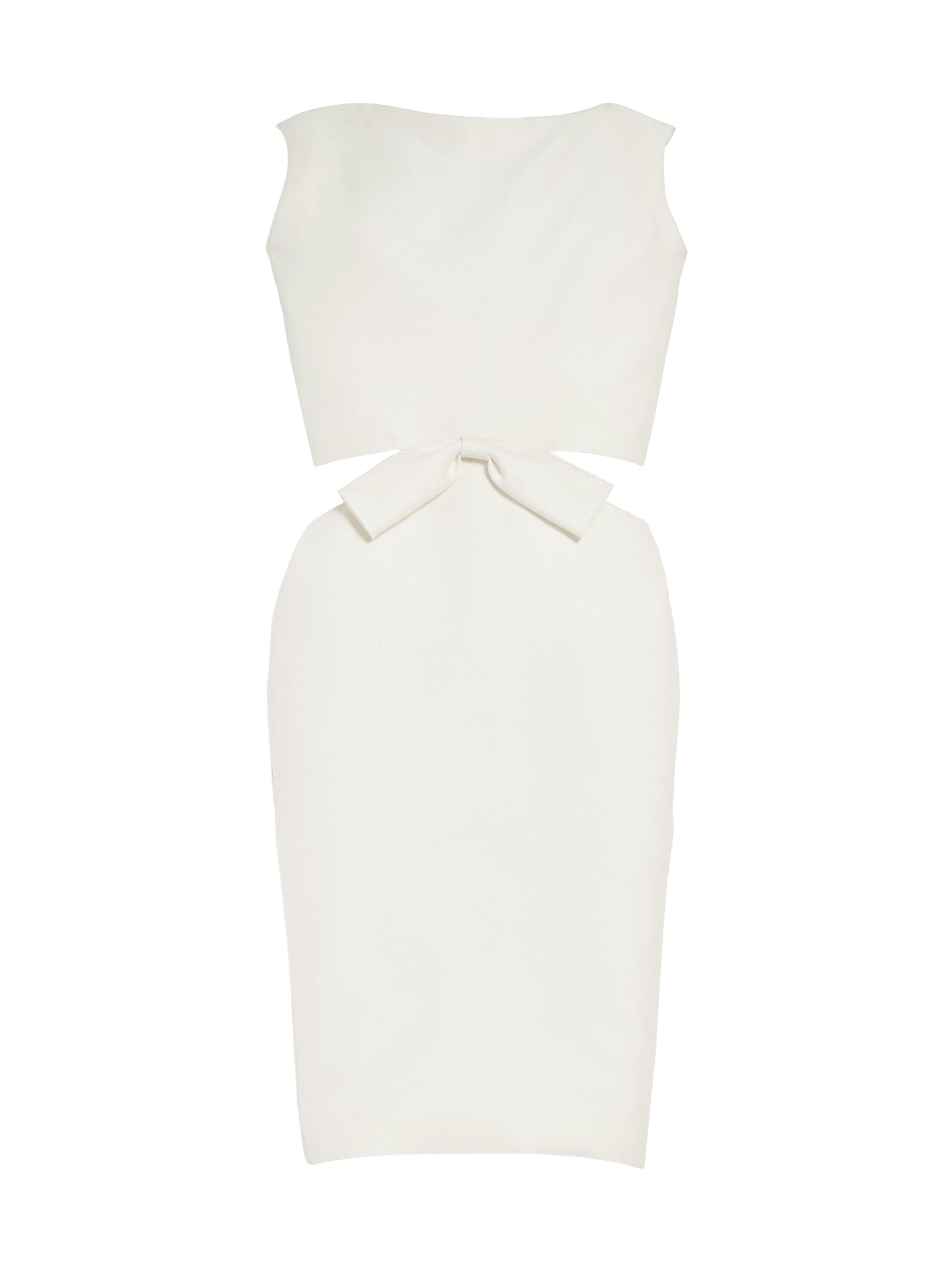 Balenciaga Women's Draped Back Bow Dress -