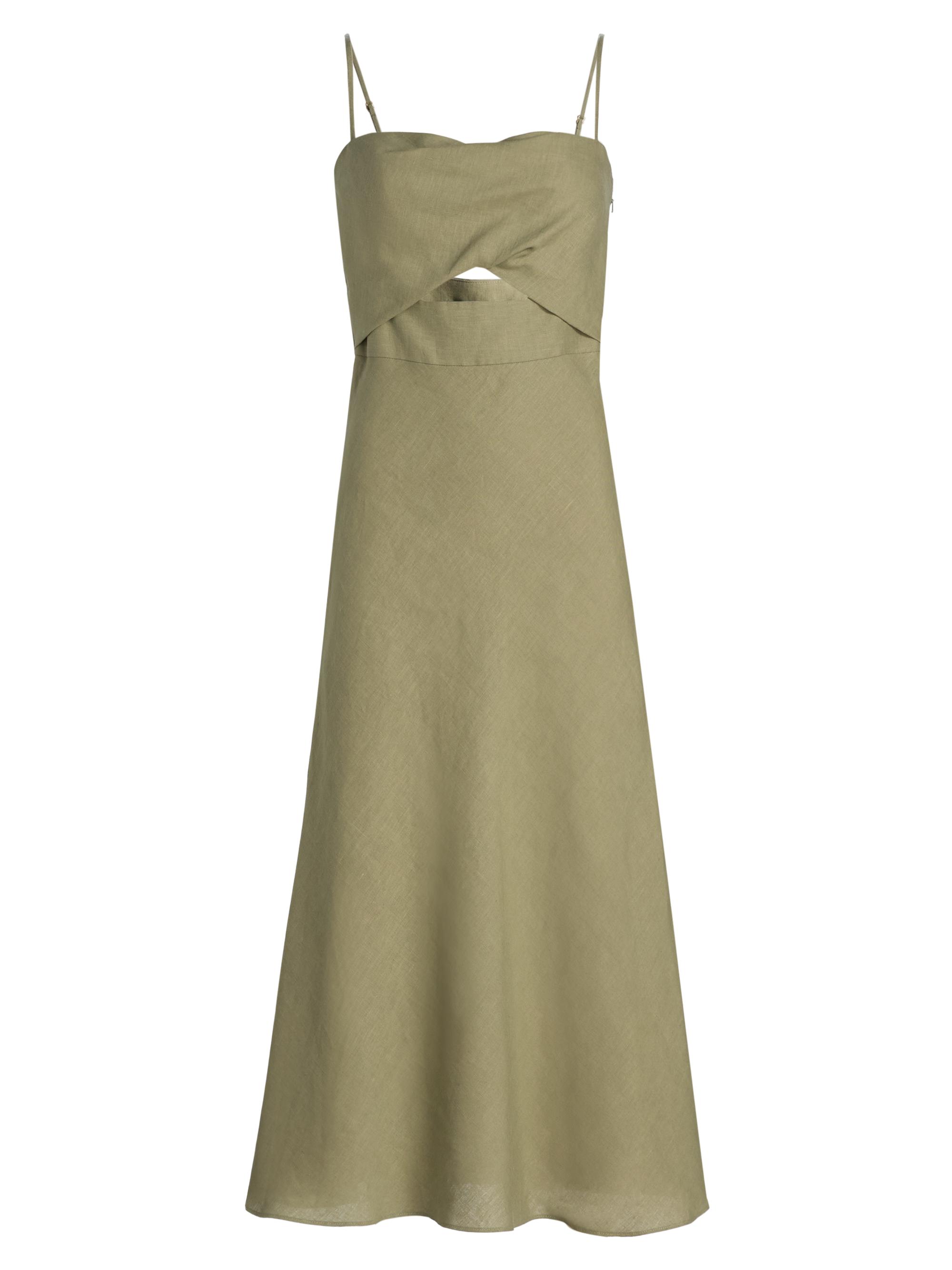 halter neck dress backless White Halter Maxi Dress | Backless Plunge V-Neck Formal Gown | High Slit  Evening & Wedding Guest Dress | Summer Resort Wear main image 0