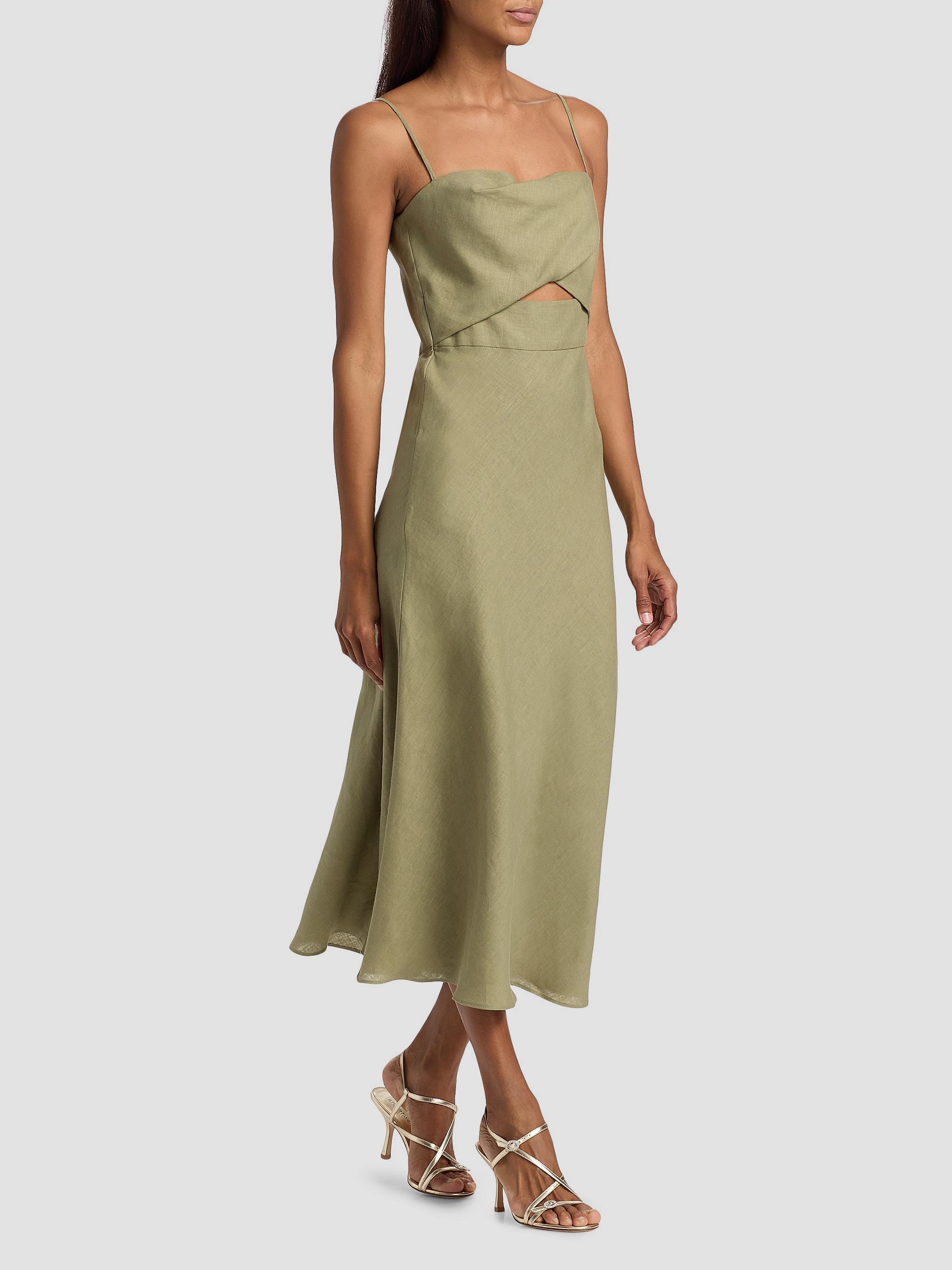 black halo jada cocktail dress Women's Midi - Green - Size 14 antique Victorian dresser with The fitted design flatters Rowling-0505 Size:2 AUS Womens dresses
