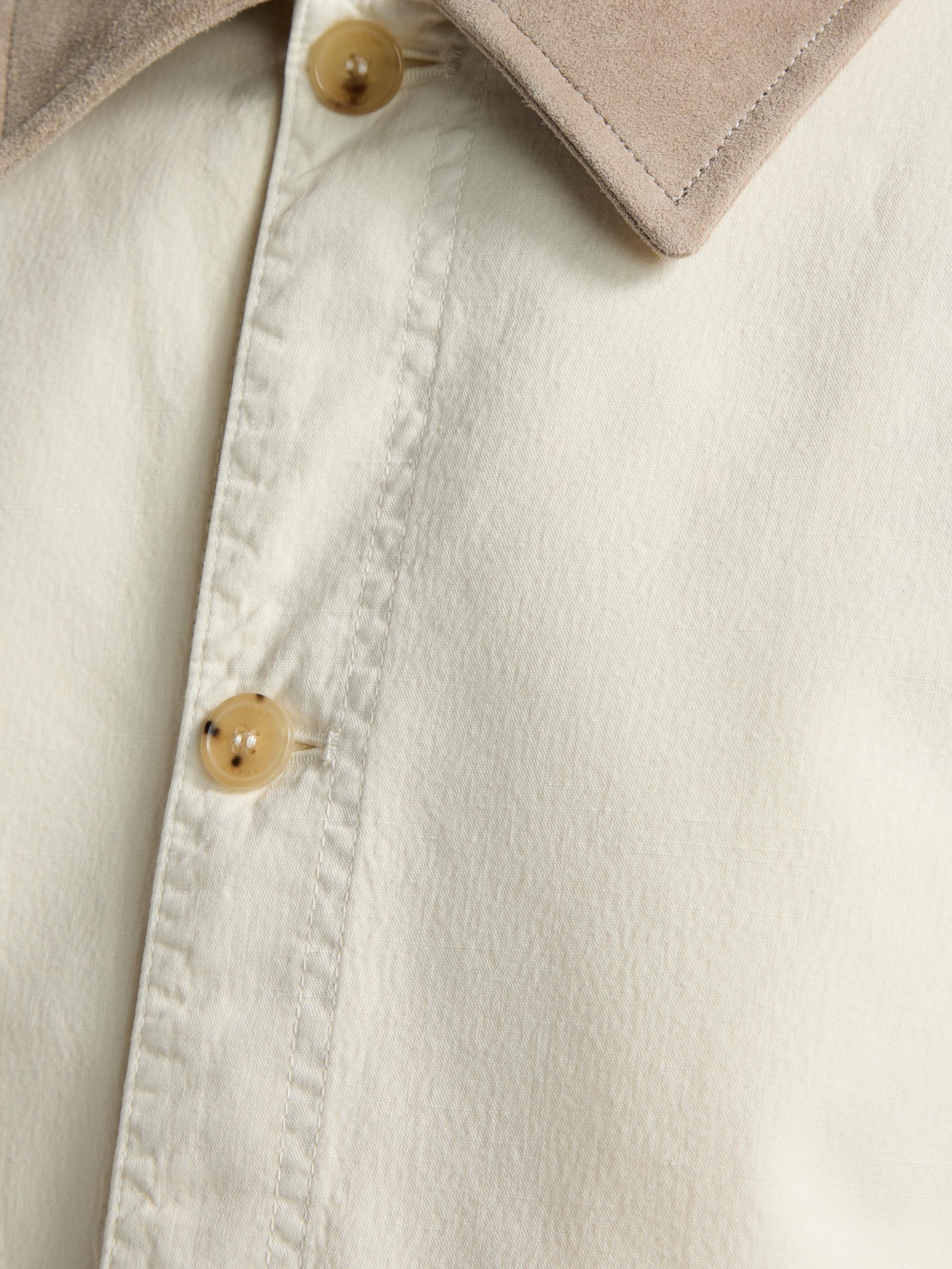 FRAME Men's Canvas Barn Jacket - Off White | Thumbnail 7