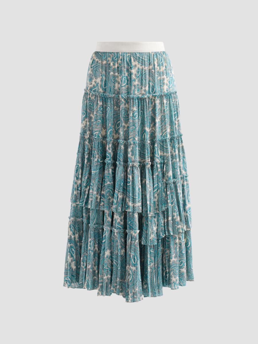 Cinq à Sept Hendrix Paisley Orianna Maxi Skirt | Saks Fifth Avenue