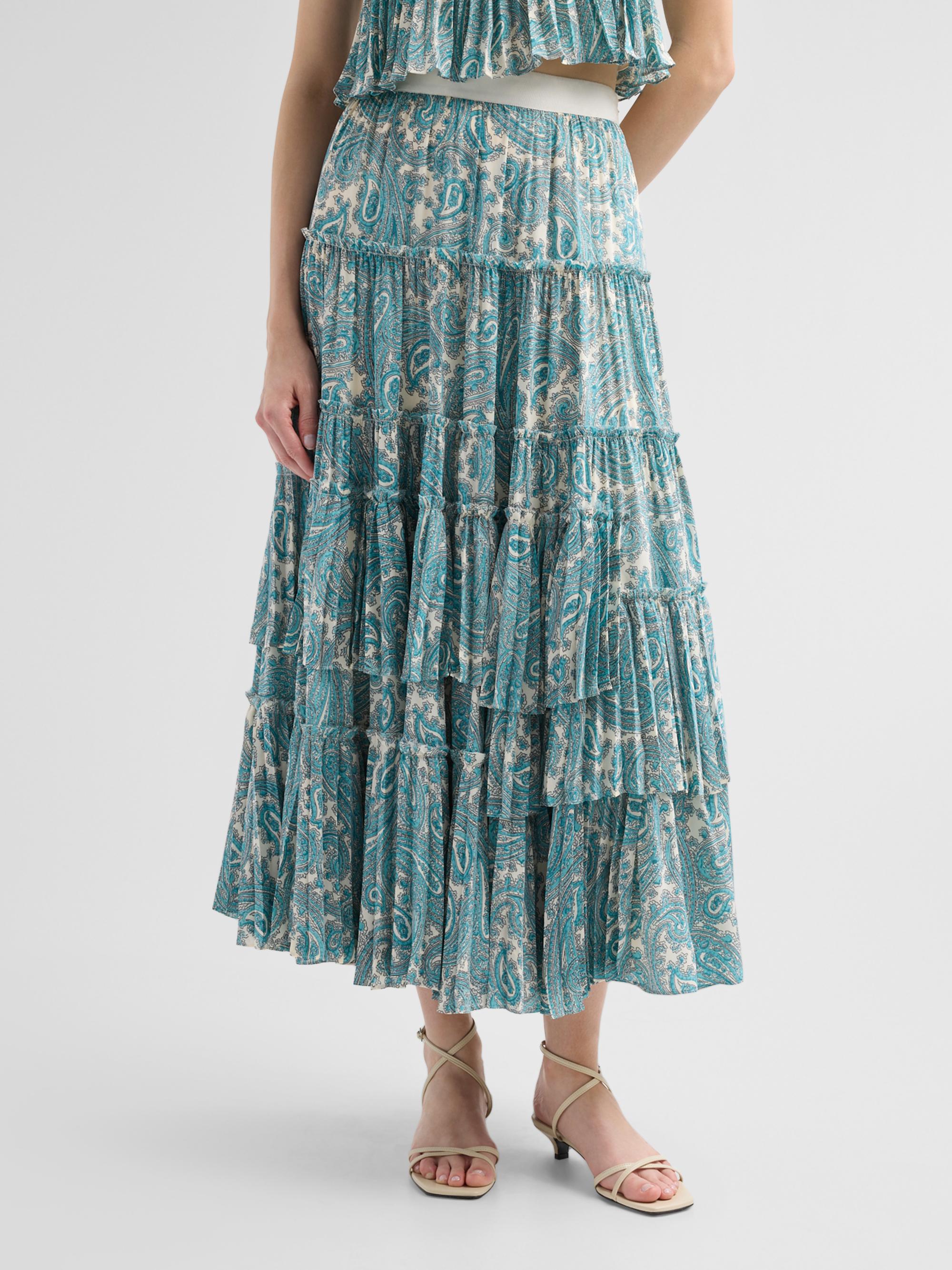 Cinq à Sept Hendrix Paisley Orianna Maxi Skirt | Saks Fifth Avenue