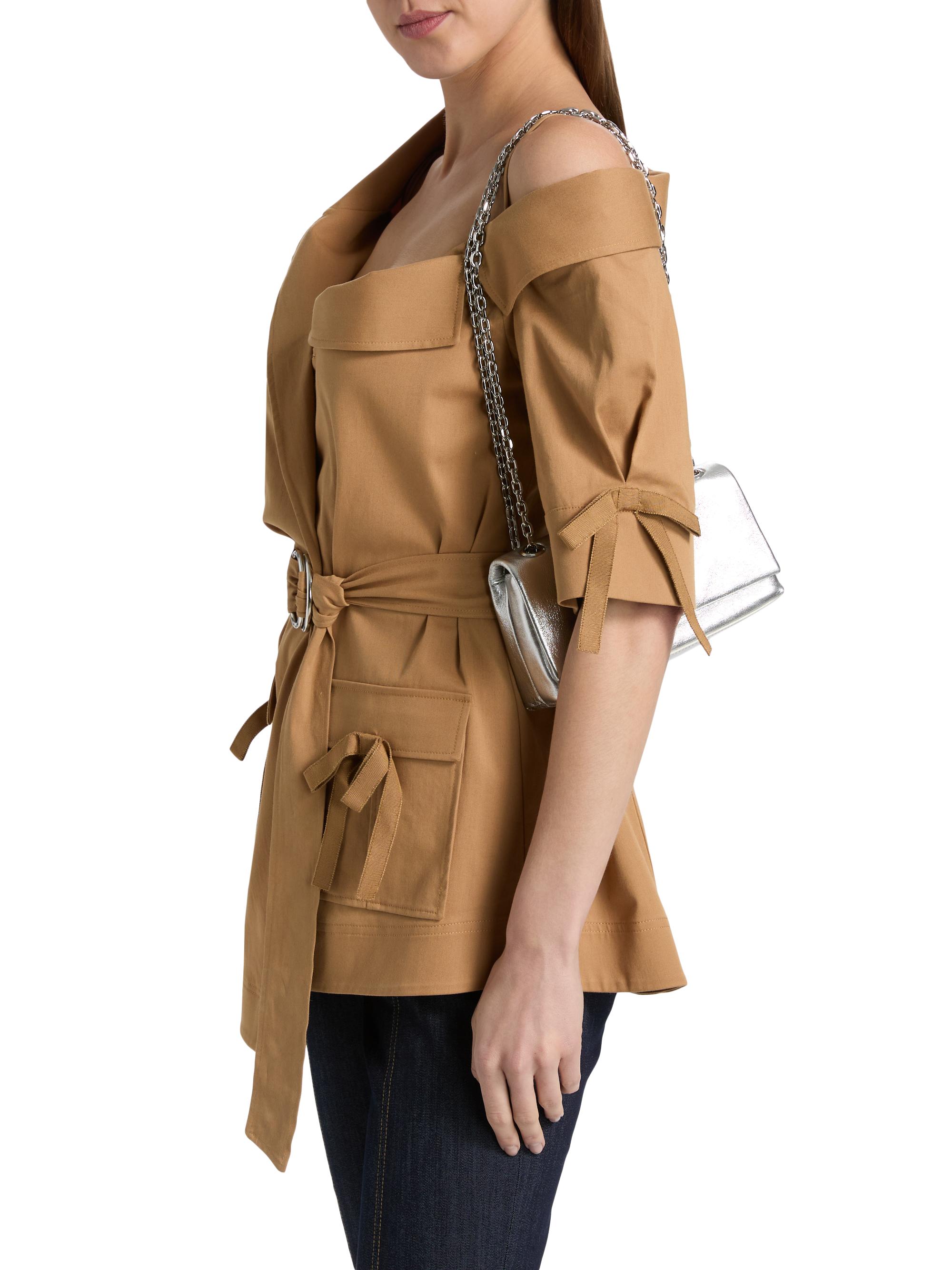 Cinq à Sept Women's Saige Belted Cotton Twill Jacket - Sandalwood | Thumbnail 4