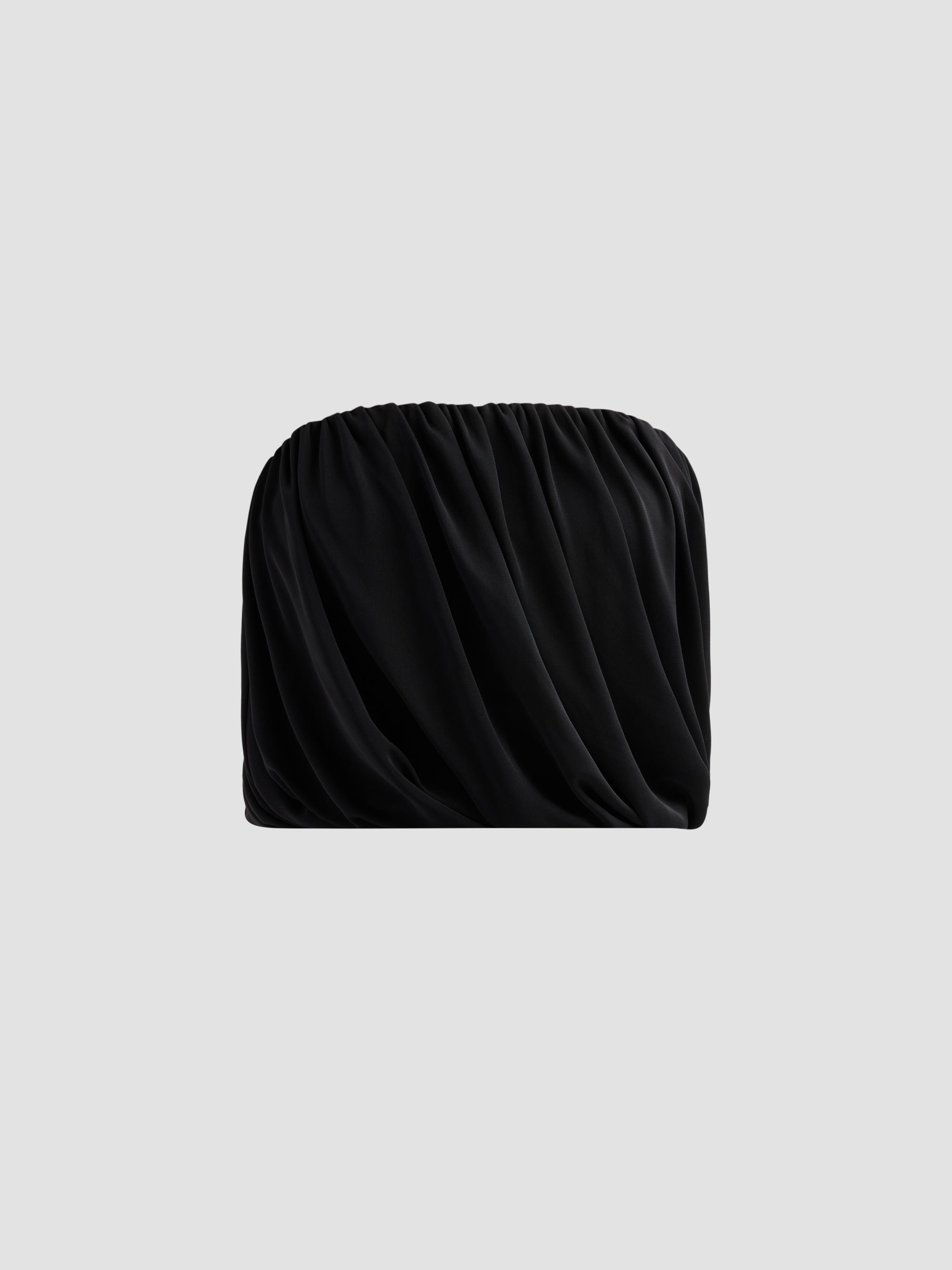 Cinq à Sept Women's Calden Strapless Crop Top - Black | Thumbnail 6